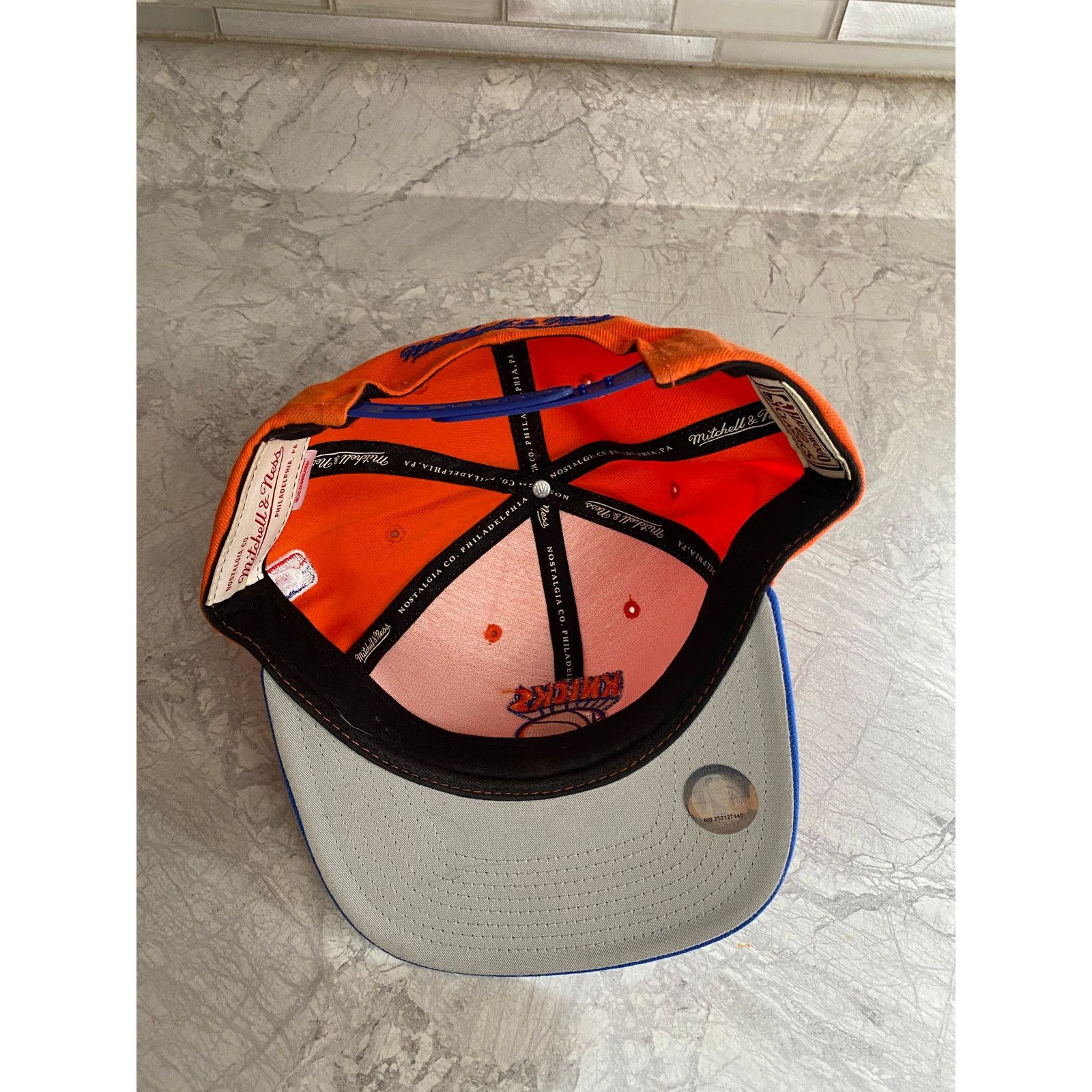 Mitchell & Ness New York Knicks Mitchell & Ness NBA Snapback Hat Size ONE SIZE - 6 Thumbnail