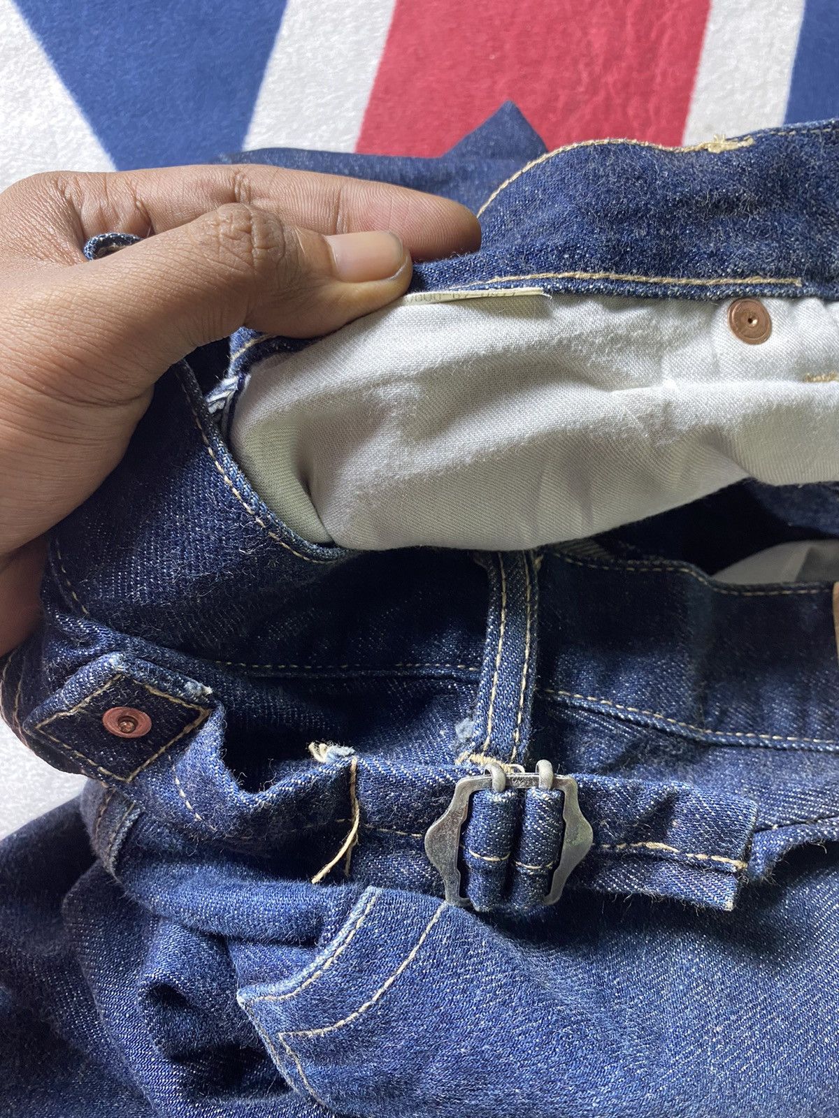 Japanese Brand Japanese Brand Denim Buckle Back Sevedge Size 27" / US 4 / IT 40 - 9 Thumbnail