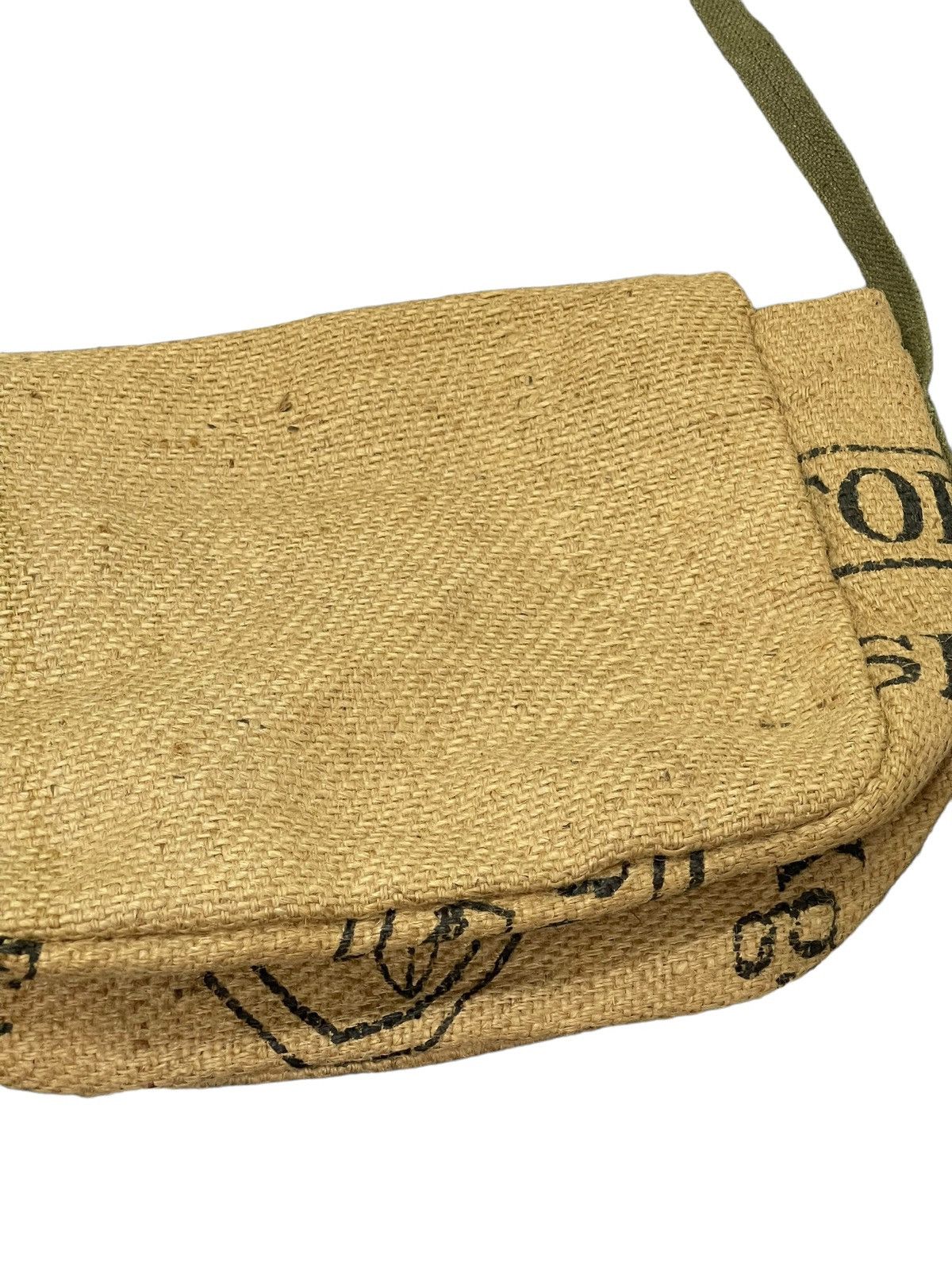 Handmade Coffee Sacks Messengger Bag Military Style Custom 1🟩 Size ONE SIZE - 13 Thumbnail