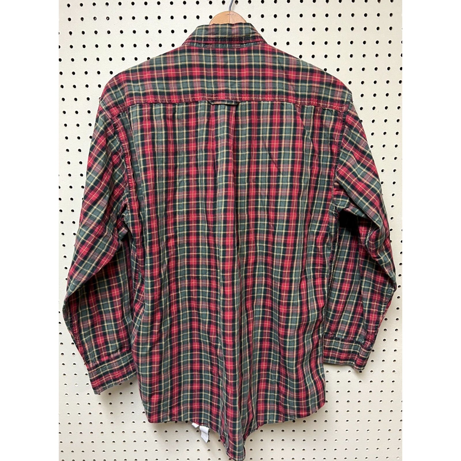 Orvis VINTAGE Orvis Shirt Orvis Men’s Large Red Green Plaid Long Sleeve Button Down Cotton Shirt Size US L / EU 52-54 / 3 - 2 Thumbnail