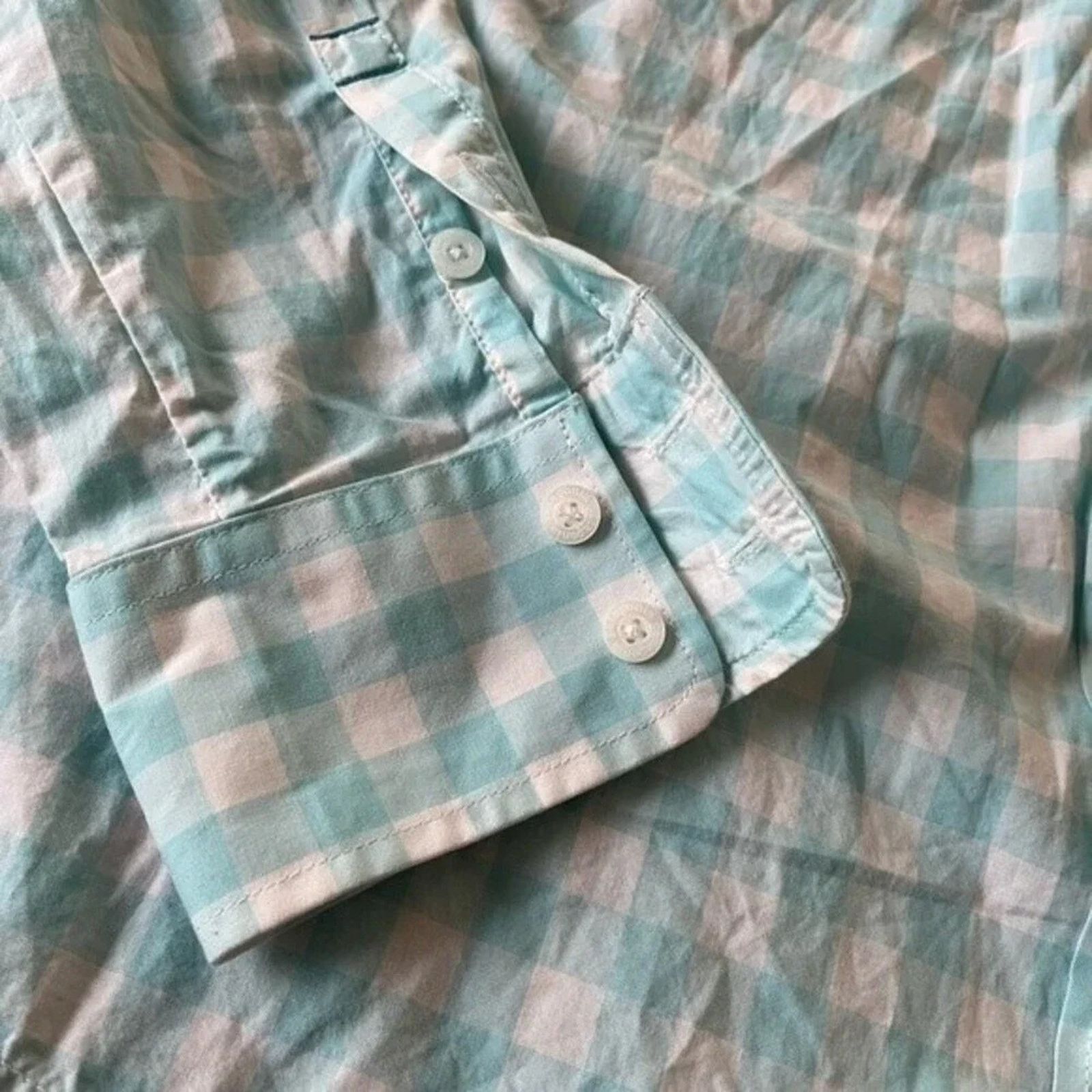 Patagonia Patagonia woman’s green/white plaid 100% cotton shirt, sz 6 Size S / US 4 / IT 40 - 4 Thumbnail