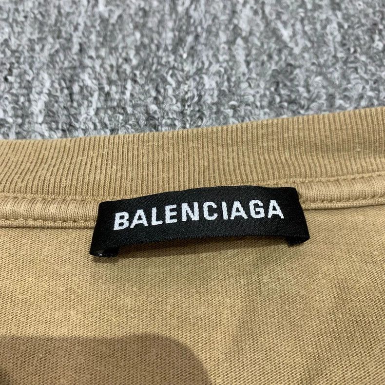 Balenciaga Balenciaga Khaki wheat crown short-sleeve Size US S / EU 44-46 / 1 - 6 Thumbnail