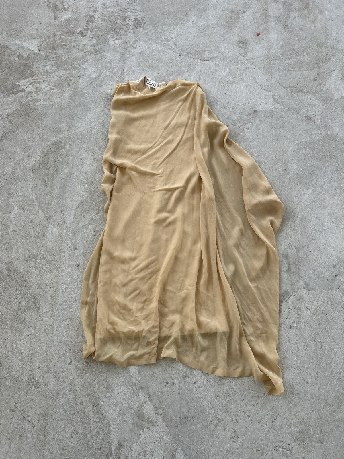 Maison Margiela Maison Martin Margiela SS2013 Beige Draped Dress Women’s S Size S / US 4 / IT 40 - 1 Thumbnail