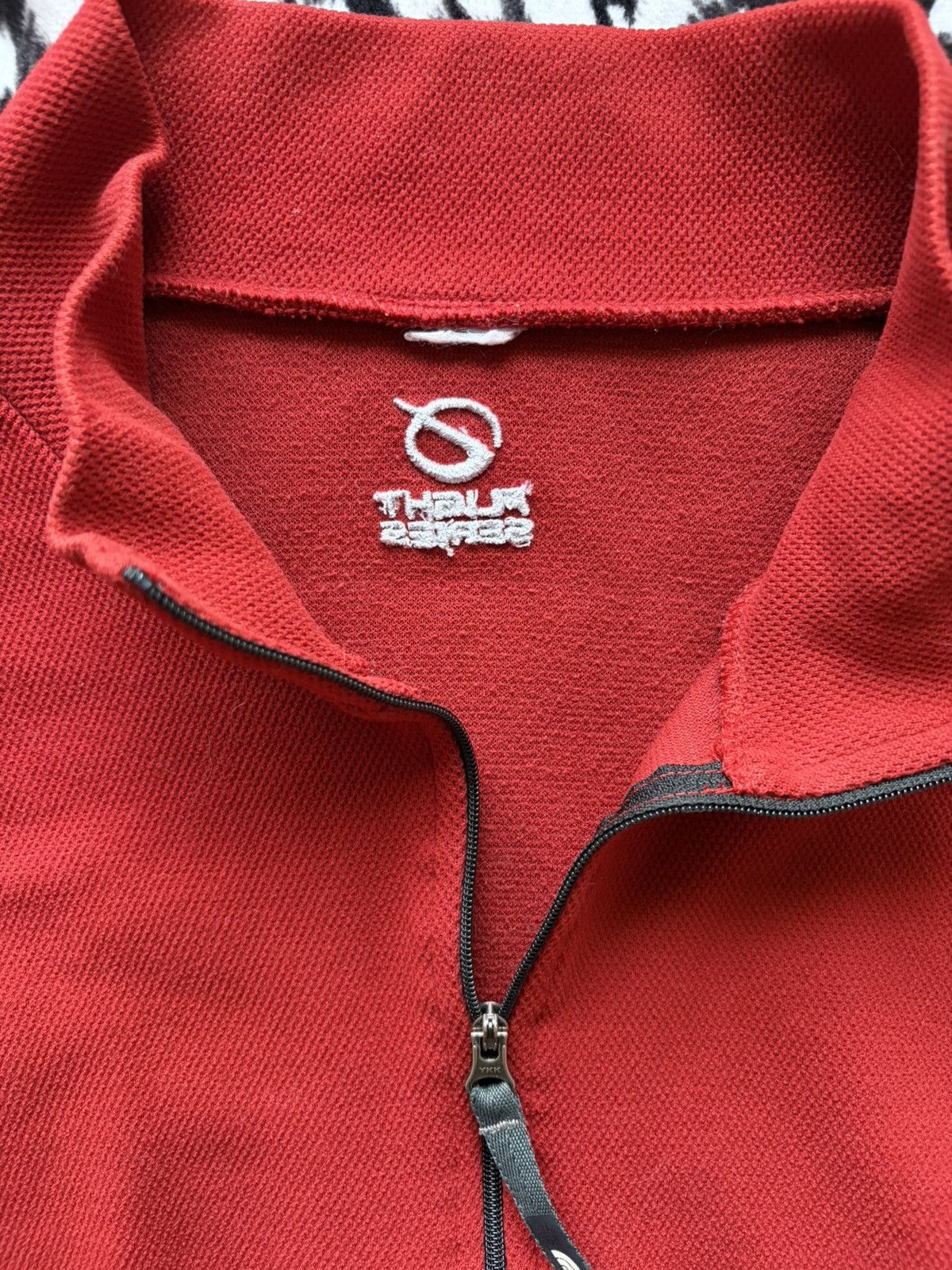 The North Face The North Face embroidered red quarter zip sweatshirt Size US M / EU 48-50 / 2 - 4 Thumbnail