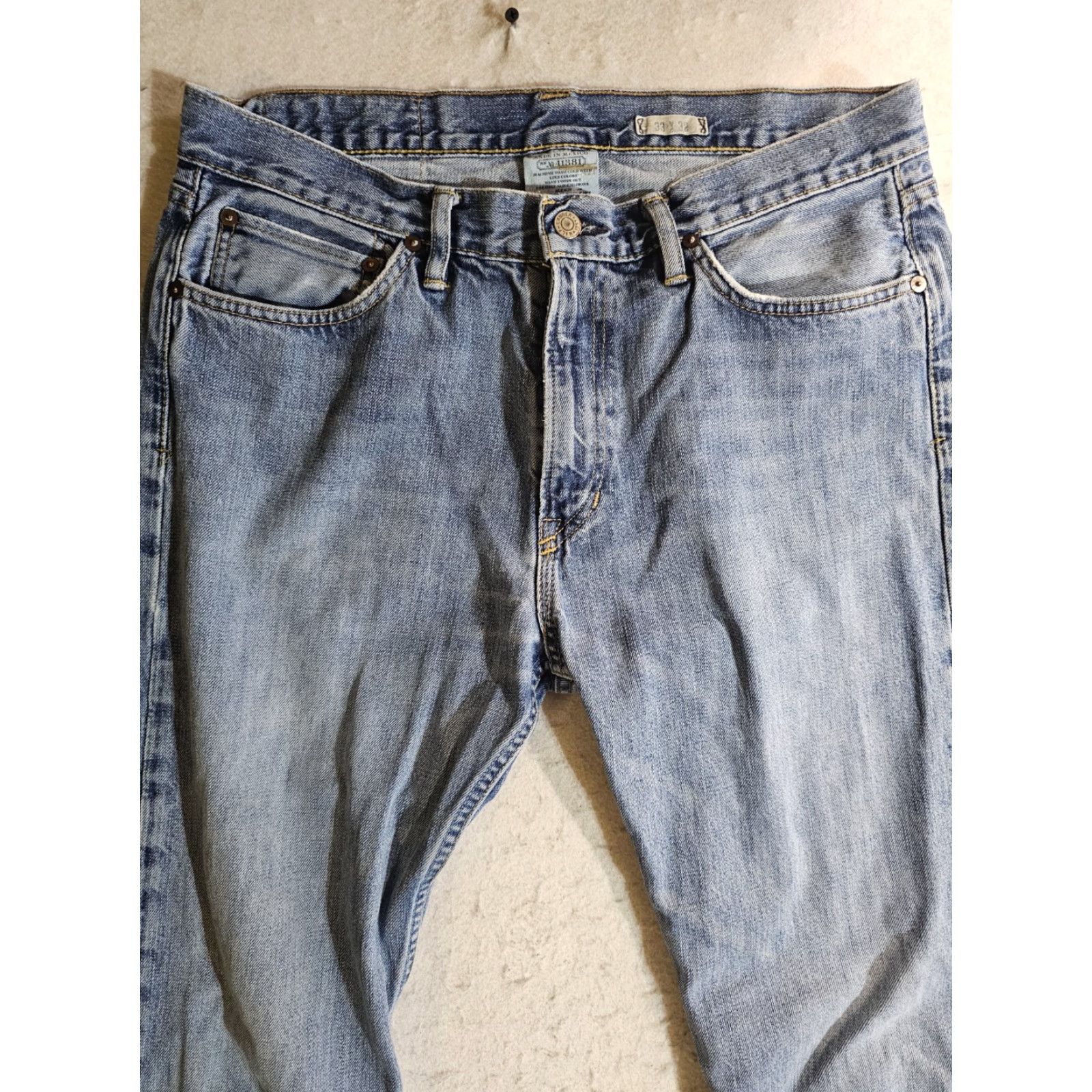 Polo Ralph Lauren VINTAGE Polo Ralph Lauren Jeans Distressed Denim Classic 90s Light Blue Mens Sz 33x32 Size US XS / EU 42 / 0 - 3 Thumbnail