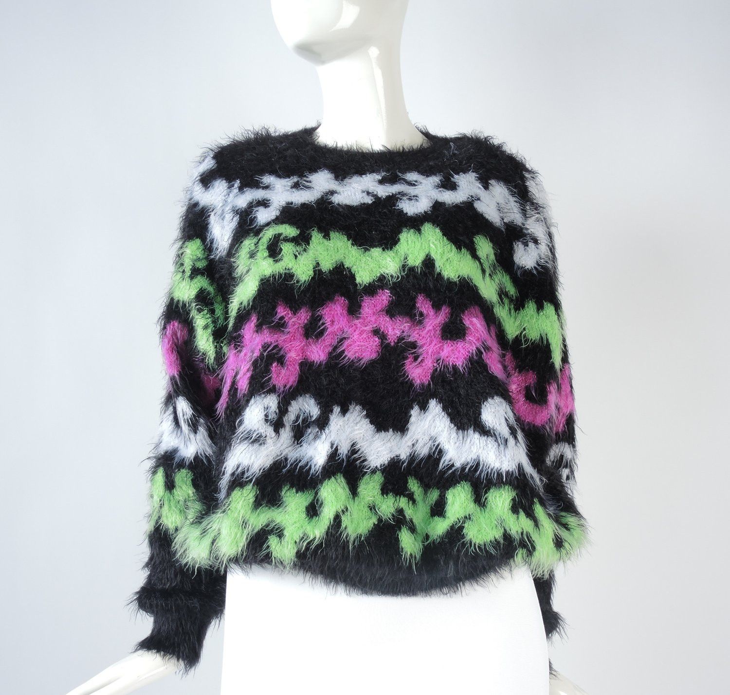 image of Msgm O1Smst1Ft0424 Stripe Sweater In Multicolor, Women's (Size Large)