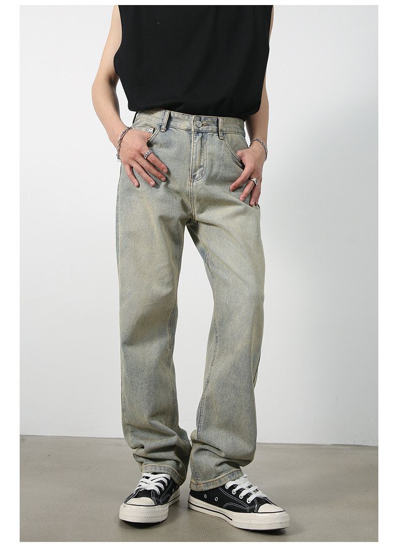 Japanese Brand Japanese retro trend loose casual distressed jeans Size US 32 / EU 48 - 3 Thumbnail