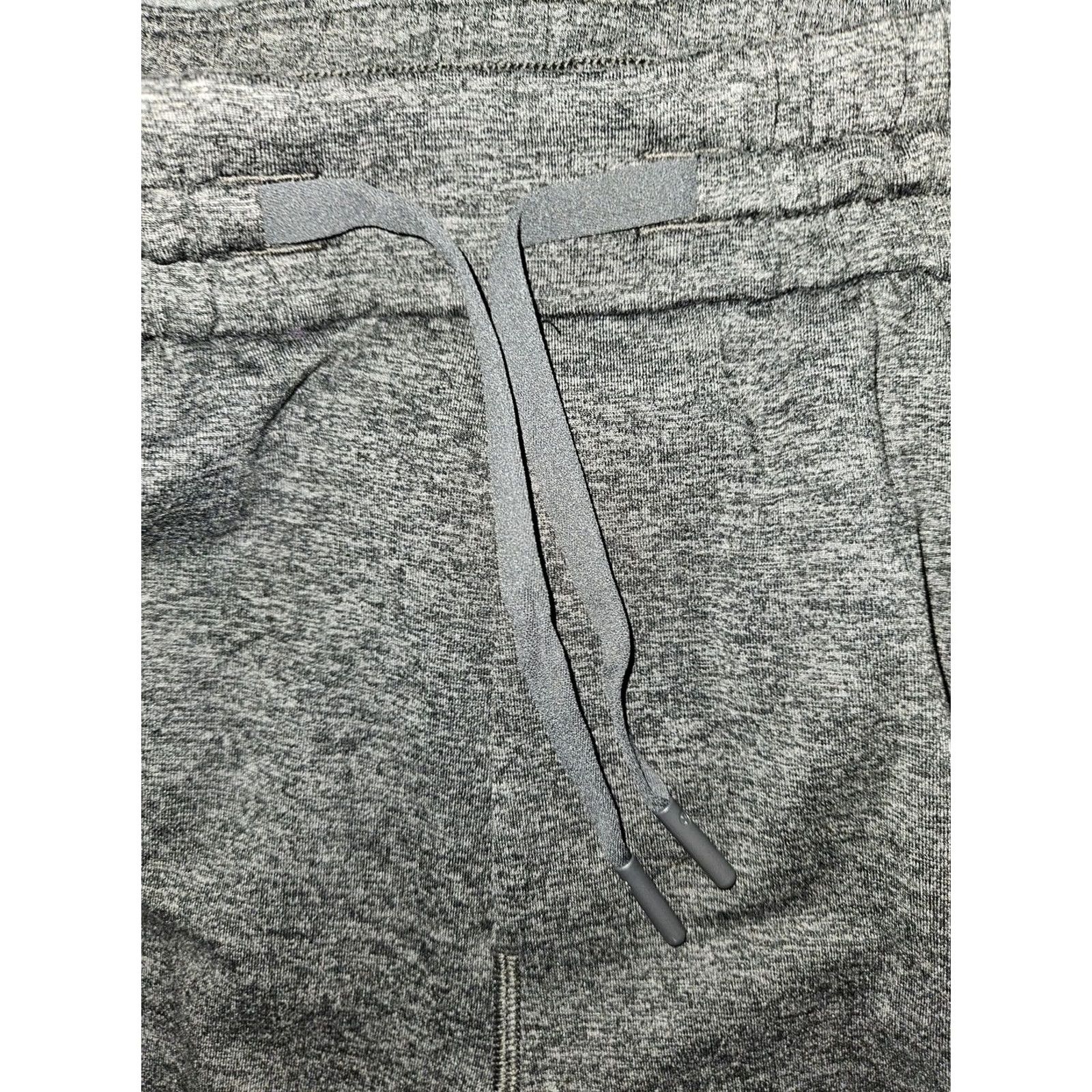 Lululemon Lululemon Pants Mens Large Gray Jogger Sweatpants Drawstring Recycled Polyester Heathered Dark Gray Pockets Logo Size US 33 - 7 Thumbnail
