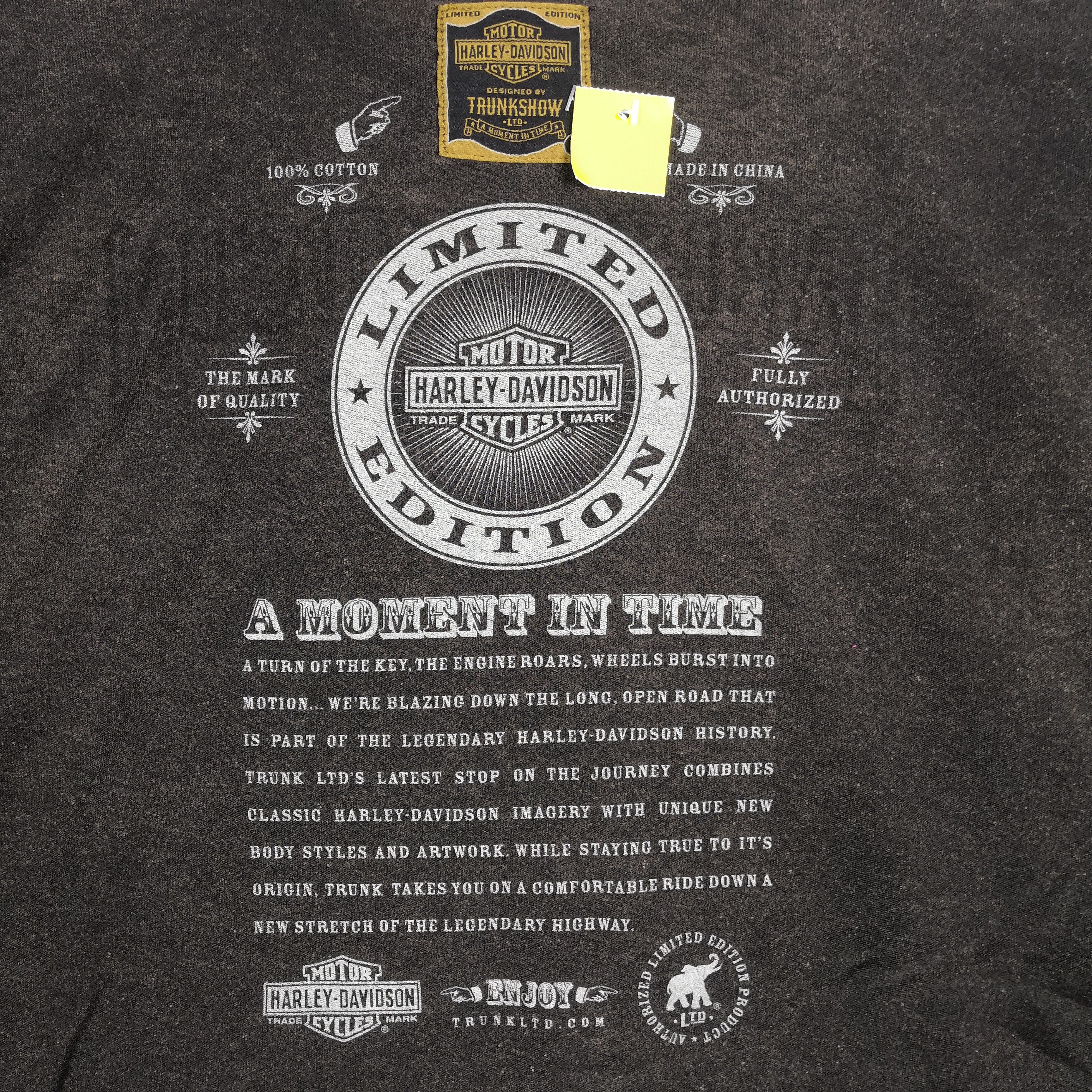 Harley Davidson Vintage Harley Davisdon T-shirt a Moment in Time Size US XL / EU 56 / 4 - 9 Thumbnail