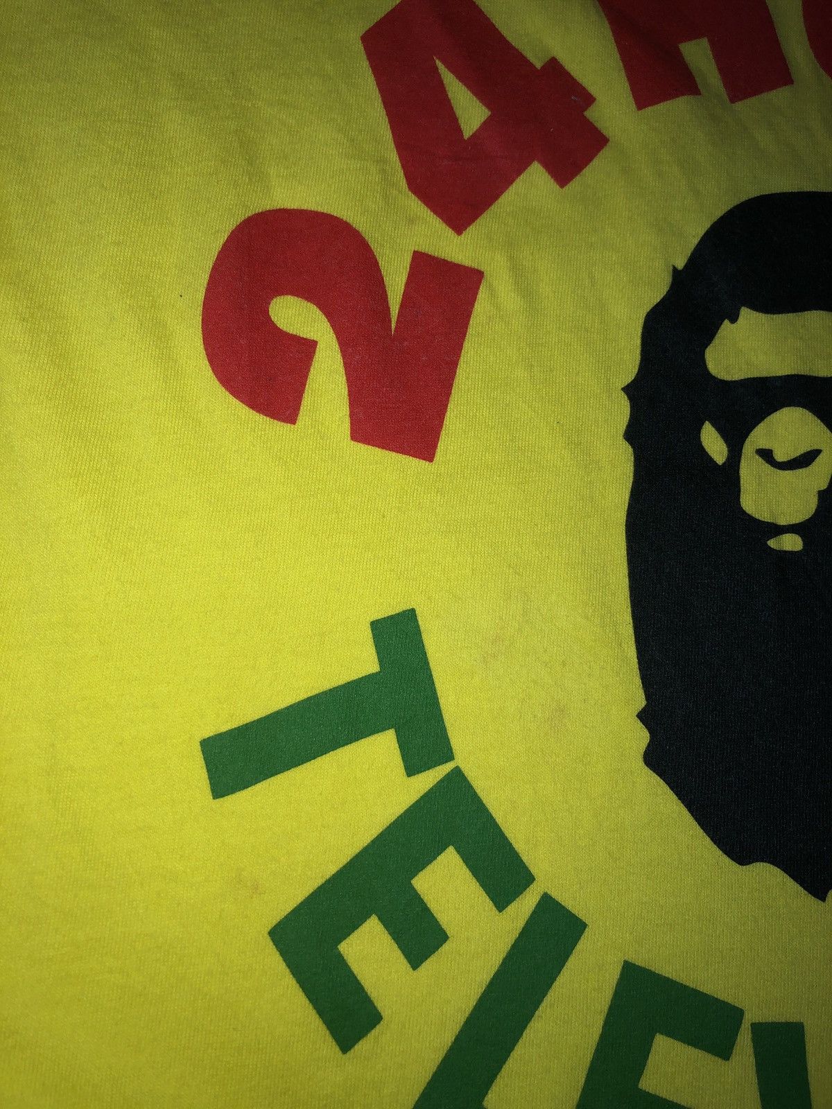 Bape × Vintage Vintage Bape x 24 Hour Television T-Shirt Size US M / EU 48-50 / 2 - 4 Thumbnail