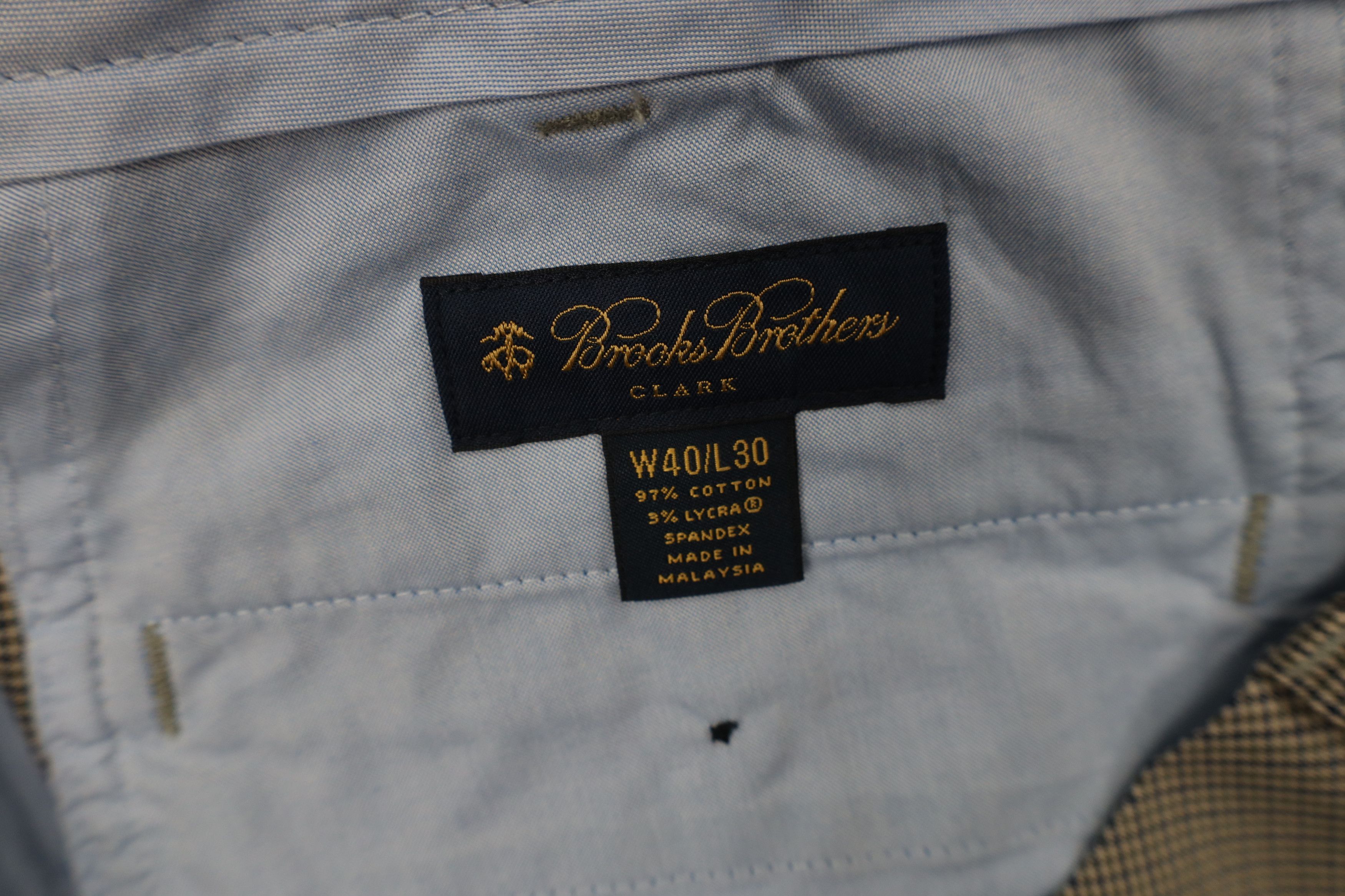 Brooks Brothers Vintage Y2K Brooks Brothers Heavy Houndstooth Chino Pants Size US 40 / EU 56 - 7 Thumbnail