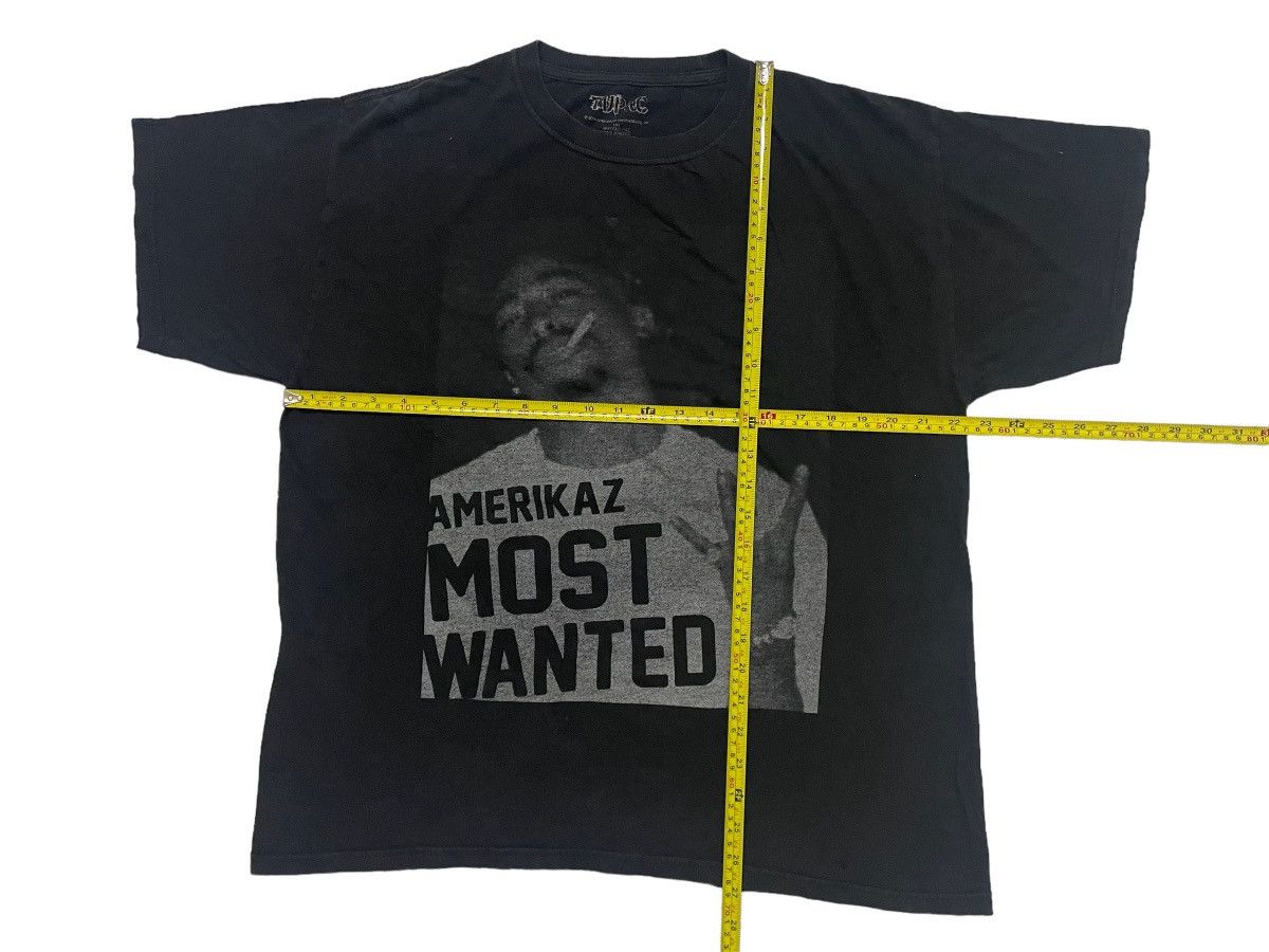 Band Tees × Vintage Sun Faded Raper T.Shirt Tupac Size US L / EU 52-54 / 3 - 3 Thumbnail