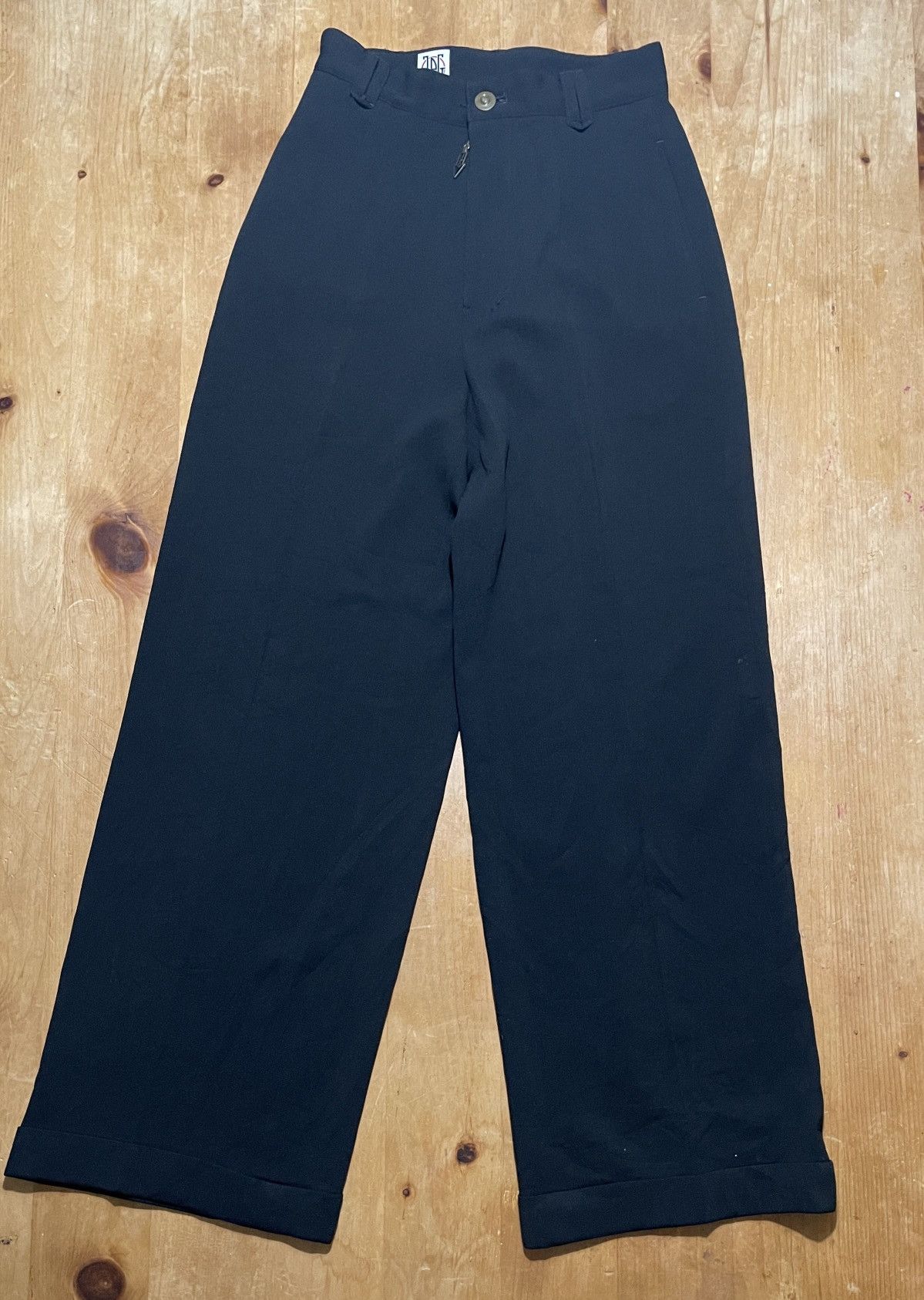 image of Jpg Jean Paul Gaultier Womens Suit Trouser in Black (Size 26)