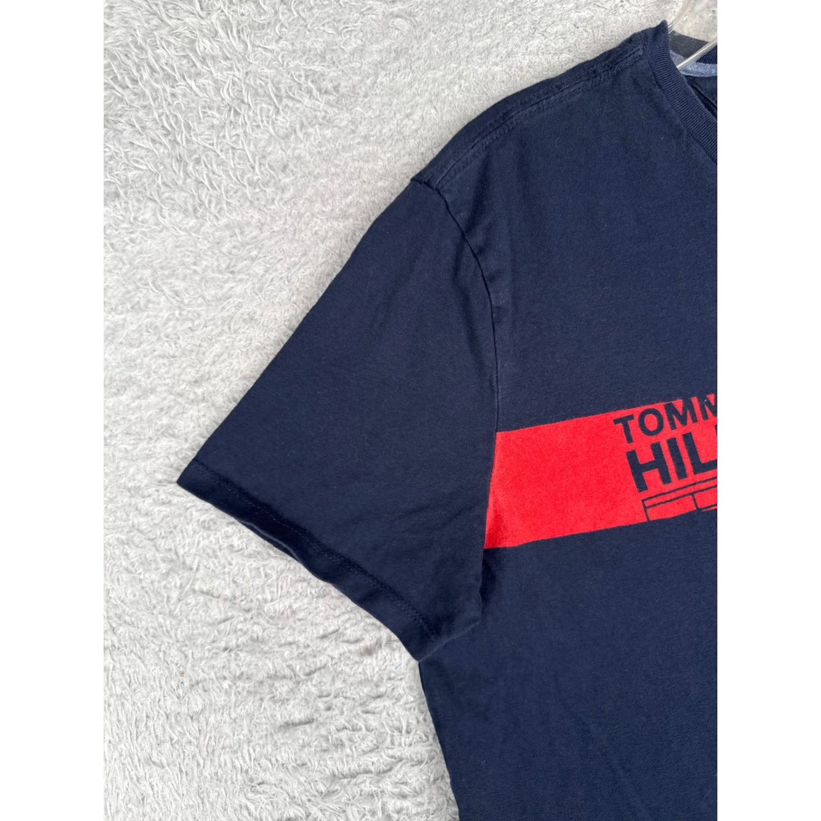 Tommy Hilfiger Tommy Hilfiger Shirt Men Medium Blue Crew Neck 100% Cotton Short Sleeve Size US M / EU 48-50 / 2 - 3 Thumbnail