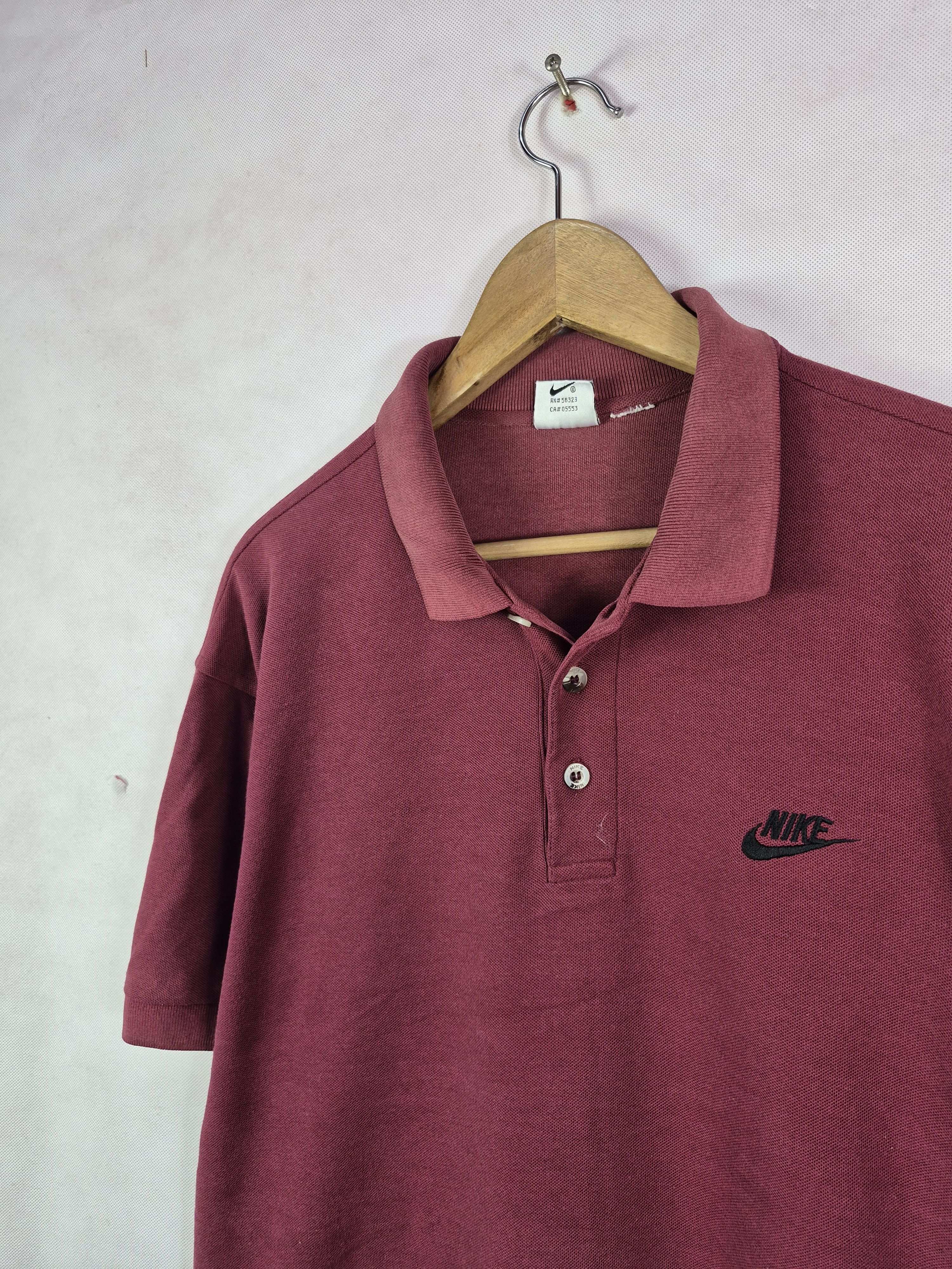 Nike 🔥 Vintage Y2K Nike Small Logo Swoosh Polo Collar Tee Casual Size US L / EU 52-54 / 3 - 2 Thumbnail