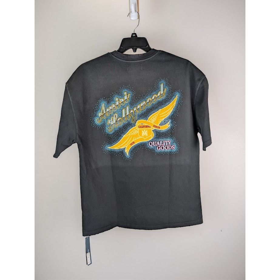 Amiri o1rshd1 Short Sleeve T-Shirt in Black Size US M / EU 48-50 / 2 - 9 Thumbnail