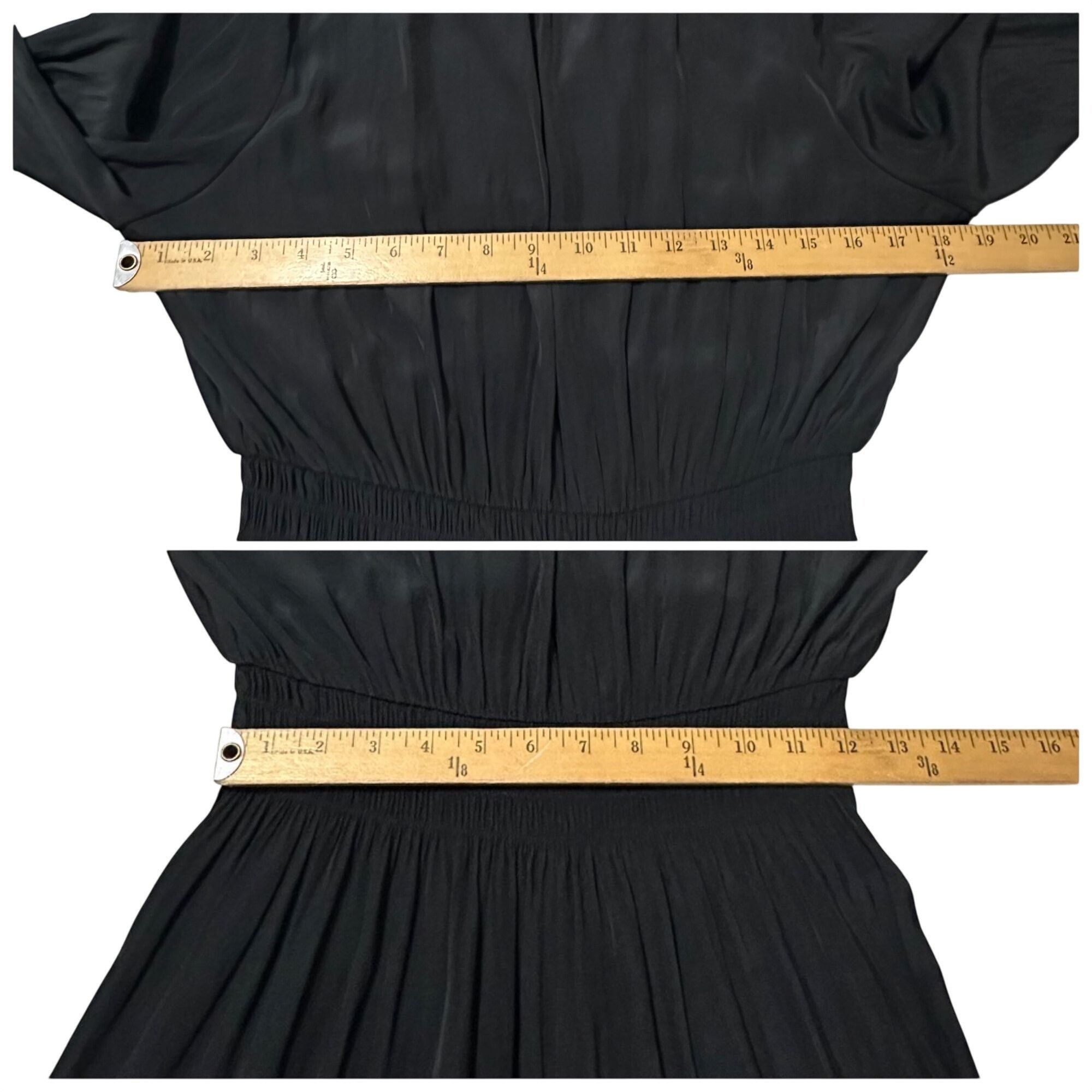 Brochu Walker Brochu Walker The Olivia Smocked Dress, Black Onyx, Size M, Size M / US 6-8 / IT 42-44 - 13 Thumbnail
