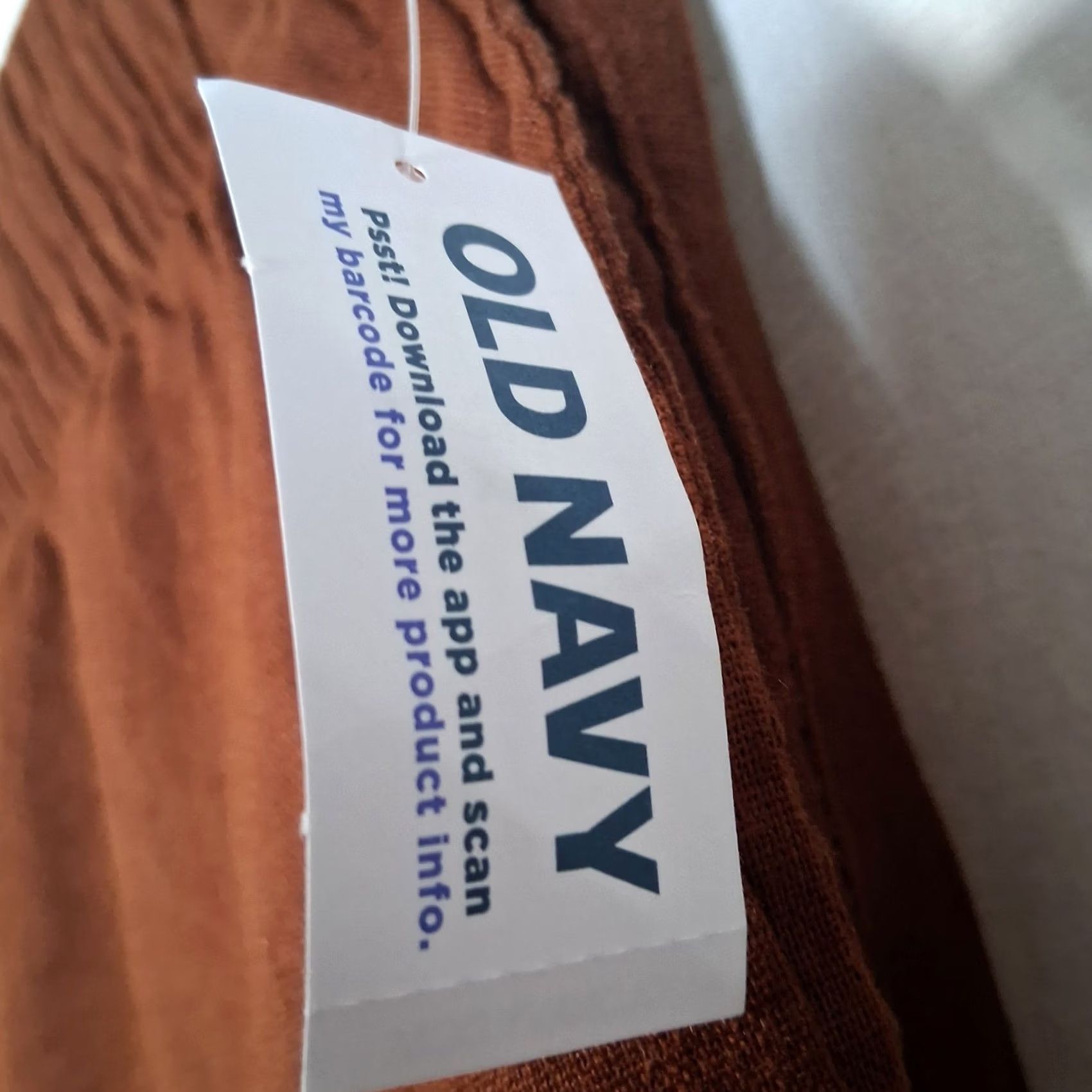 Old Navy VINTAGE Old Navy Wide Leg Pants 3X Plus Size Linen Blend High Rise Brown Women Pants Bohemian-Classic-Cozy Plus Size Womens Size 40" / US 18 - 5 Thumbnail
