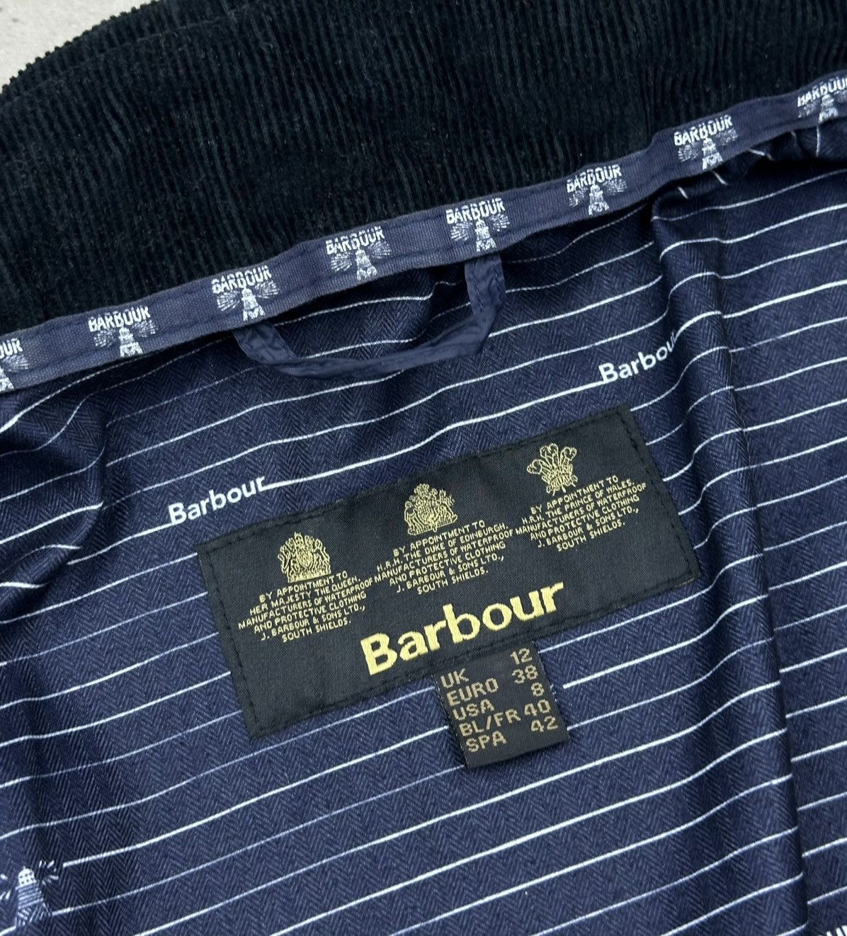 Barbour Barbour Sailboat Quilted Jacket UK 12 US 8 Wome Blue Pocket Size US M / EU 48-50 / 2 - 9 Thumbnail