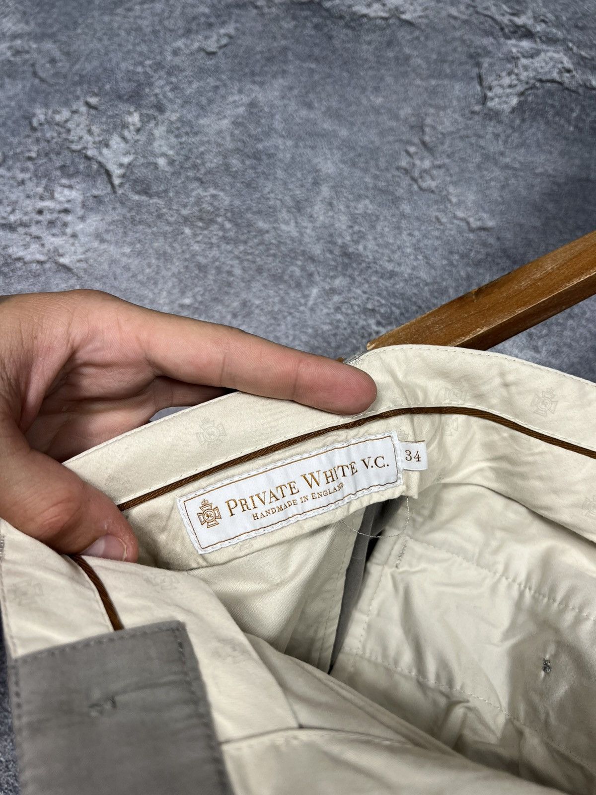 Private White V.C. Private White V.C Classic Cotton Chino Pants Size US 34 / EU 50 - 10 Thumbnail