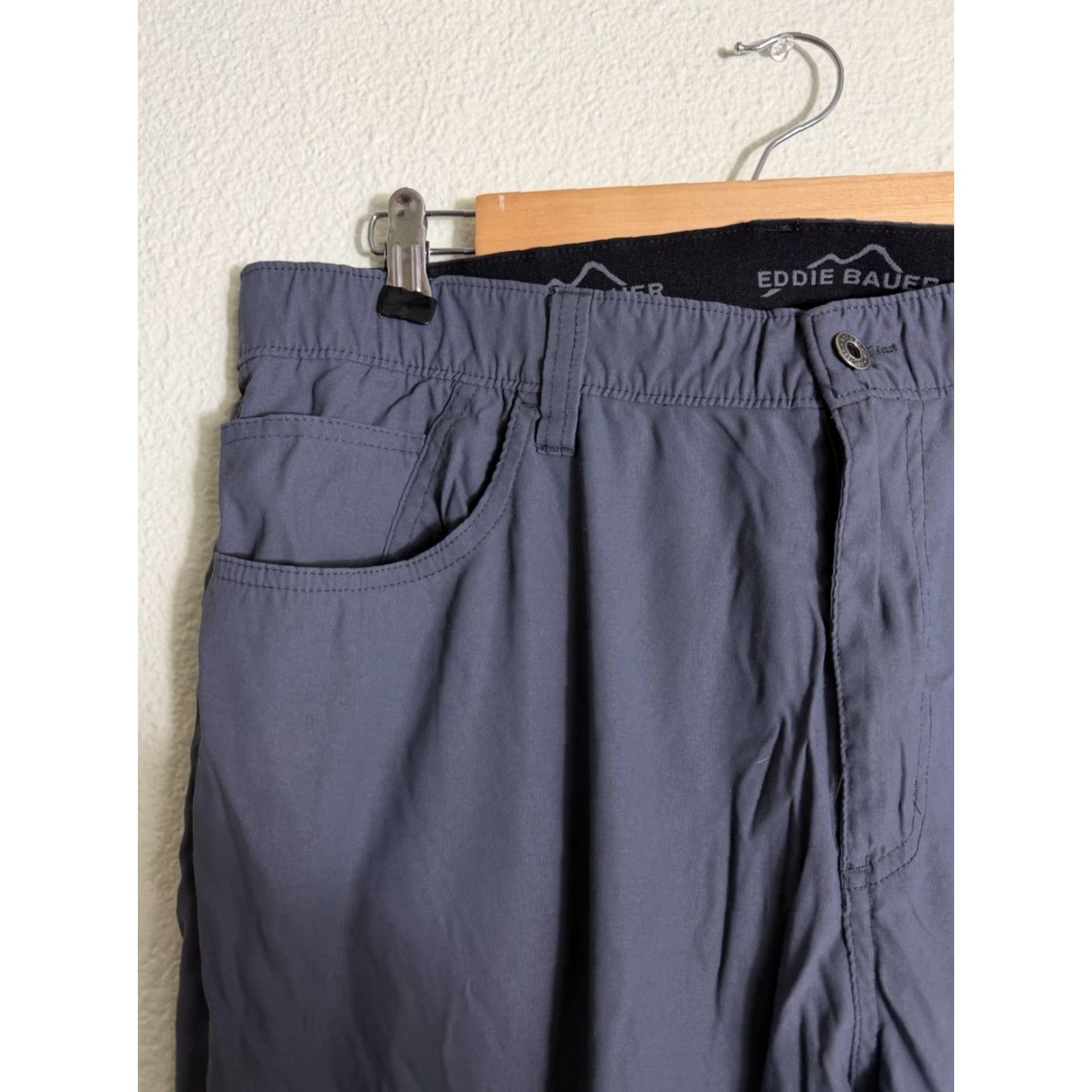 Eddie Bauer Eddie Bauer Adventure Trek Pants Gray Mens 36x34 Nylon Hiking Regular Pants Mens Gray Adventure Trek Nylon 36x34 Size US 36 / EU 52 - 4 Thumbnail