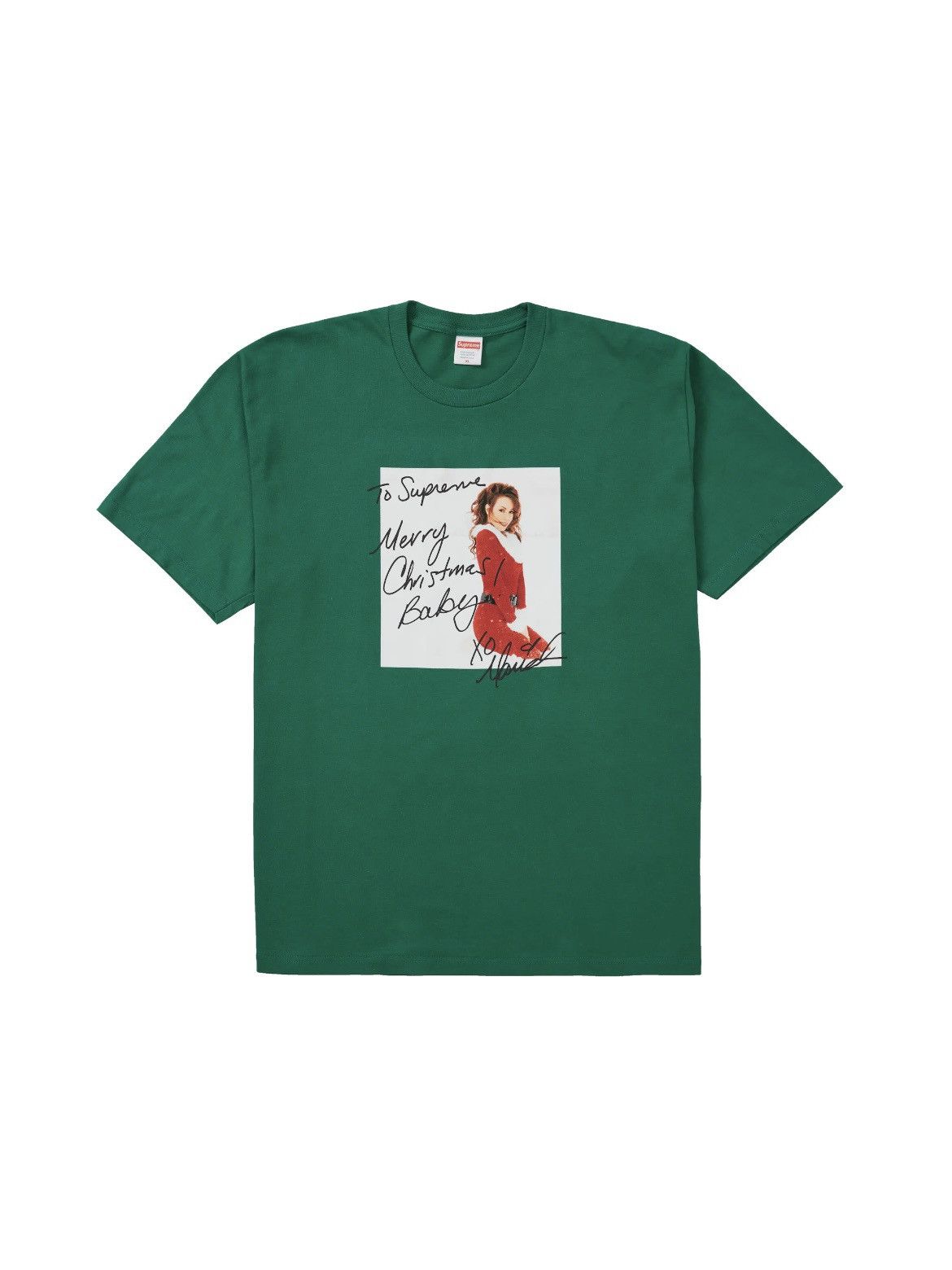 Supreme Supreme Mariah Carey Christmas Photo Tee - Light Pine Green Size US M / EU 48-50 / 2 - 1 Thumbnail