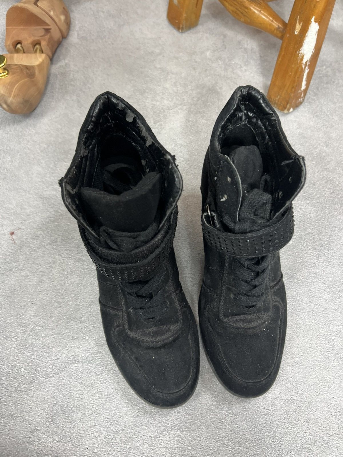 Japanese Brand Y2k suede japanese heel Isabel Marant style if six was nine Size US 7 / IT 37 - 5 Thumbnail