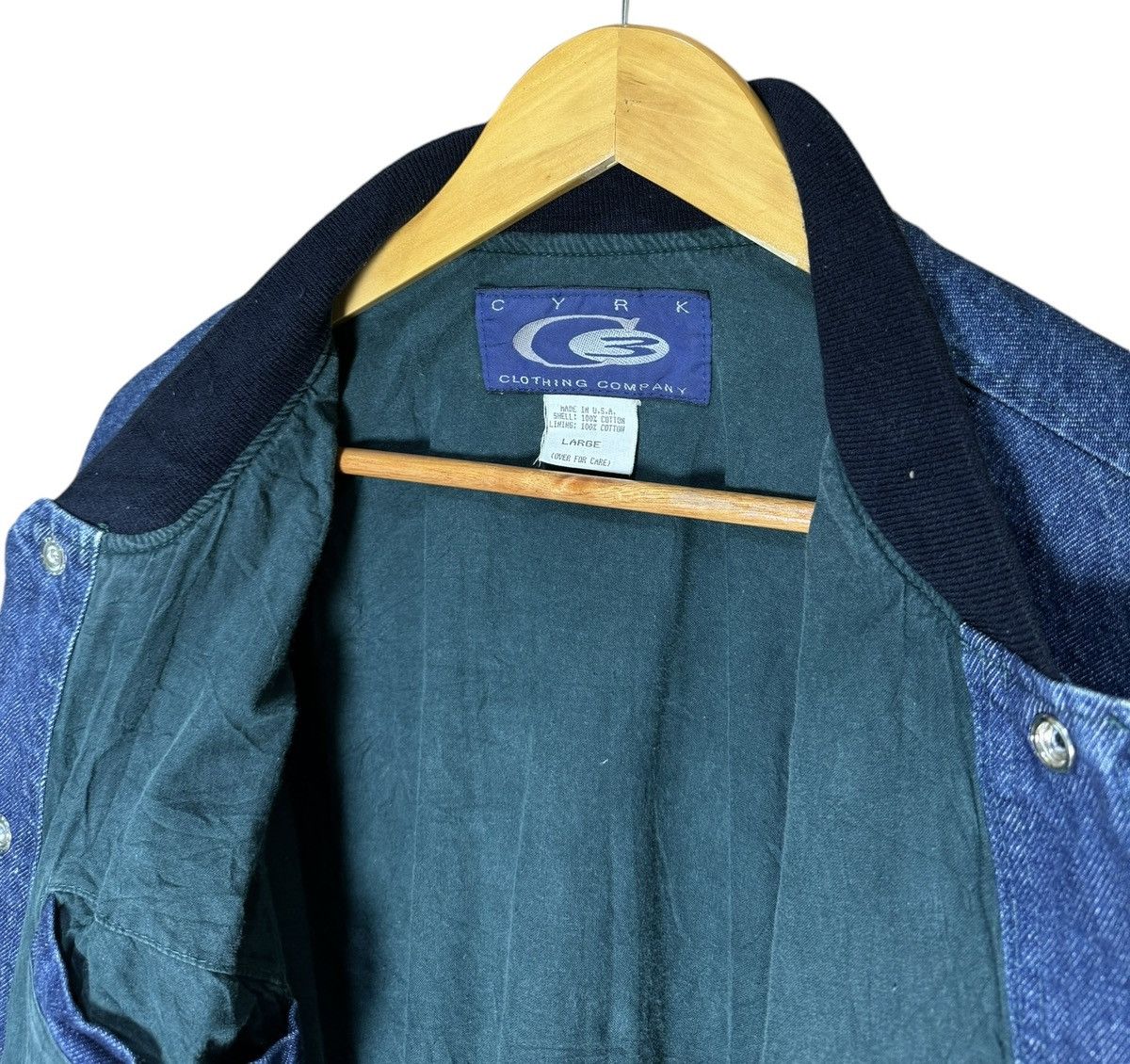 Vintage Vintage 90’s Cyrk Clothing Letterman Jacket Size US L / EU 52-54 / 3 - 8 Thumbnail