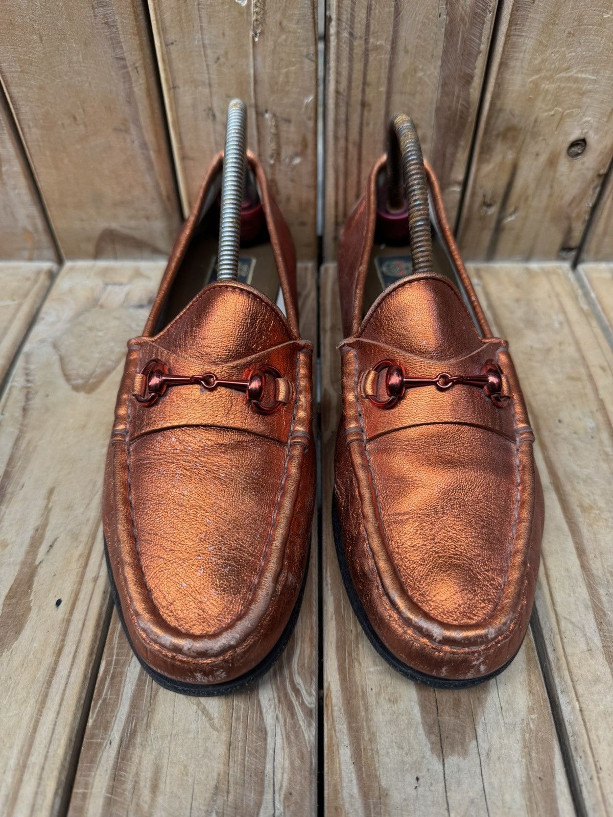 Gucci Gucci 1953 Orange women’s leather flats sz EUR 35.5 USA 5.5 Size US 5.5 / IT 35.5 - 2 Thumbnail