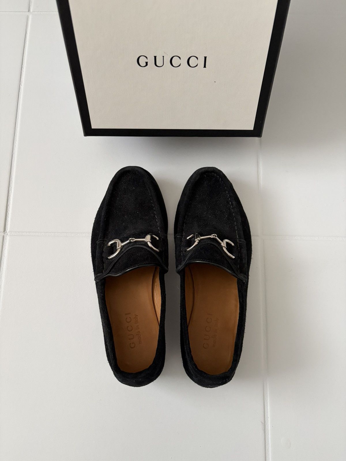 Horsebit Suede Loafers