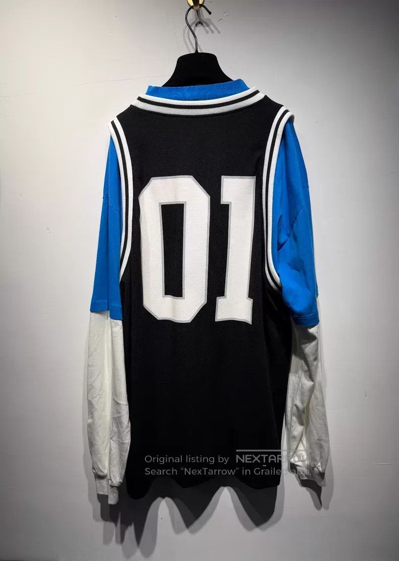 Balenciaga Balenciaga Basketball Jersey Three-Piece Layered Long Slee Size US M / EU 48-50 / 2 - 2 Thumbnail