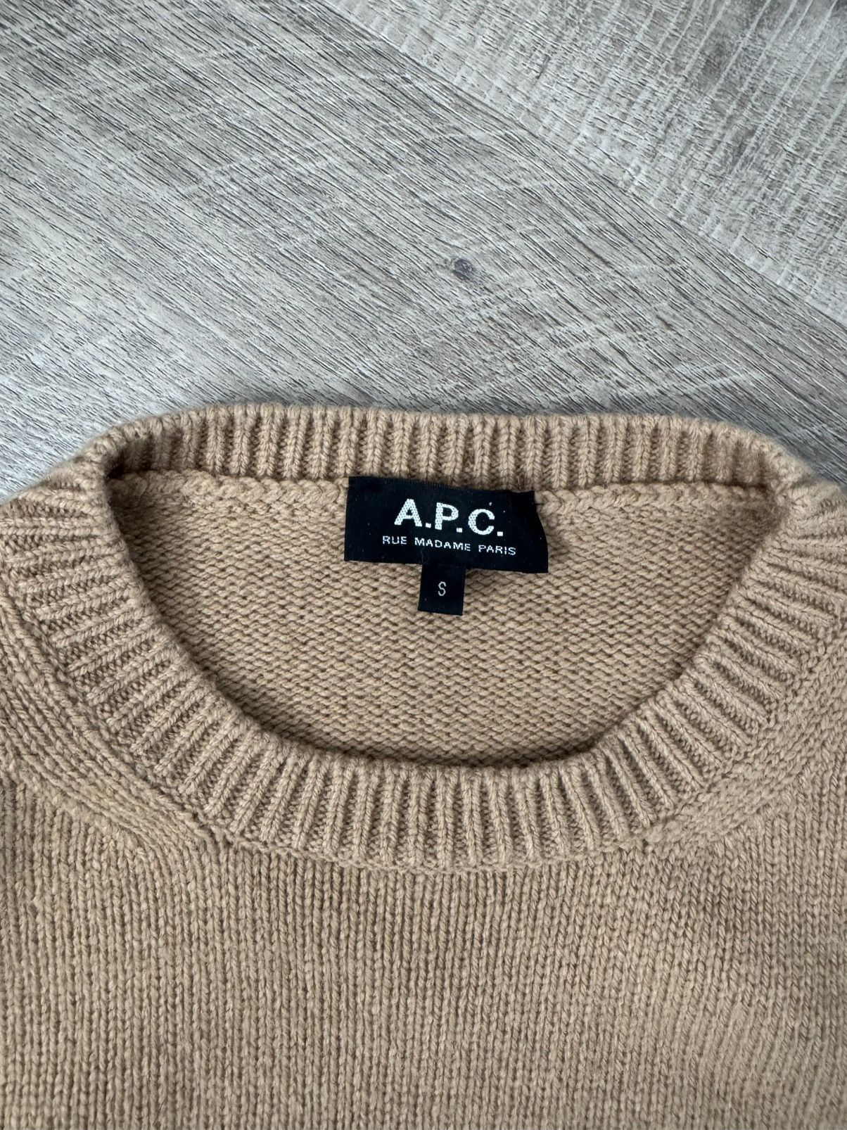 A.P.C. Lambswool Knit Sweatshirt Size US S / EU 44-46 / 1 - 2 Thumbnail