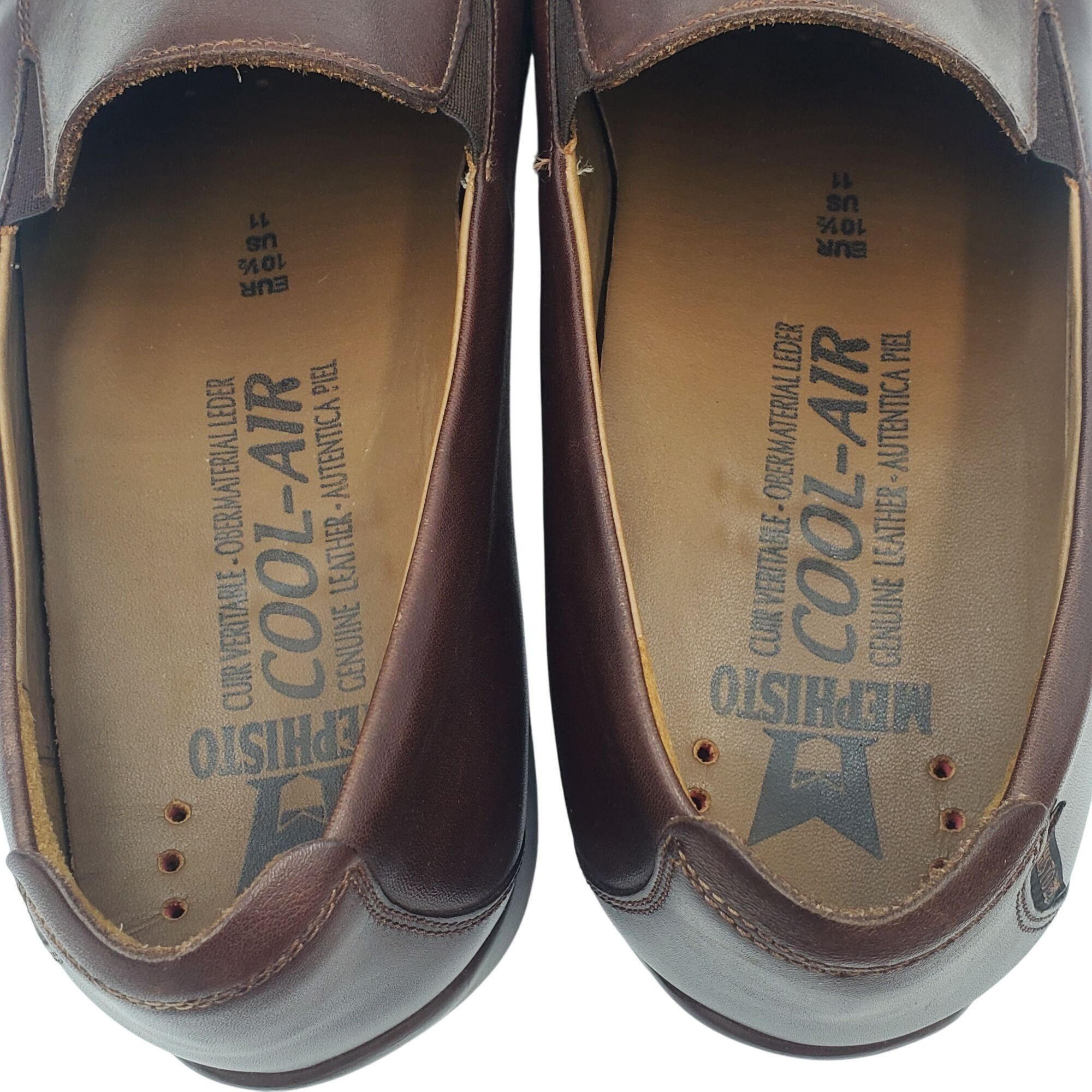 Mephisto Mephisto Edlef Men's size 11 Brown Full Grain Leather Loafer Size US 11 / EU 44 - 9 Thumbnail