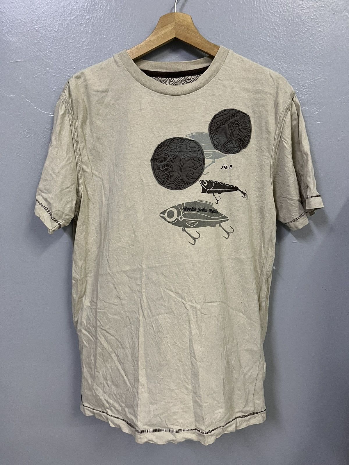 Japanese Brand FISHING TEE Size US L / EU 52-54 / 3 - 1 Thumbnail