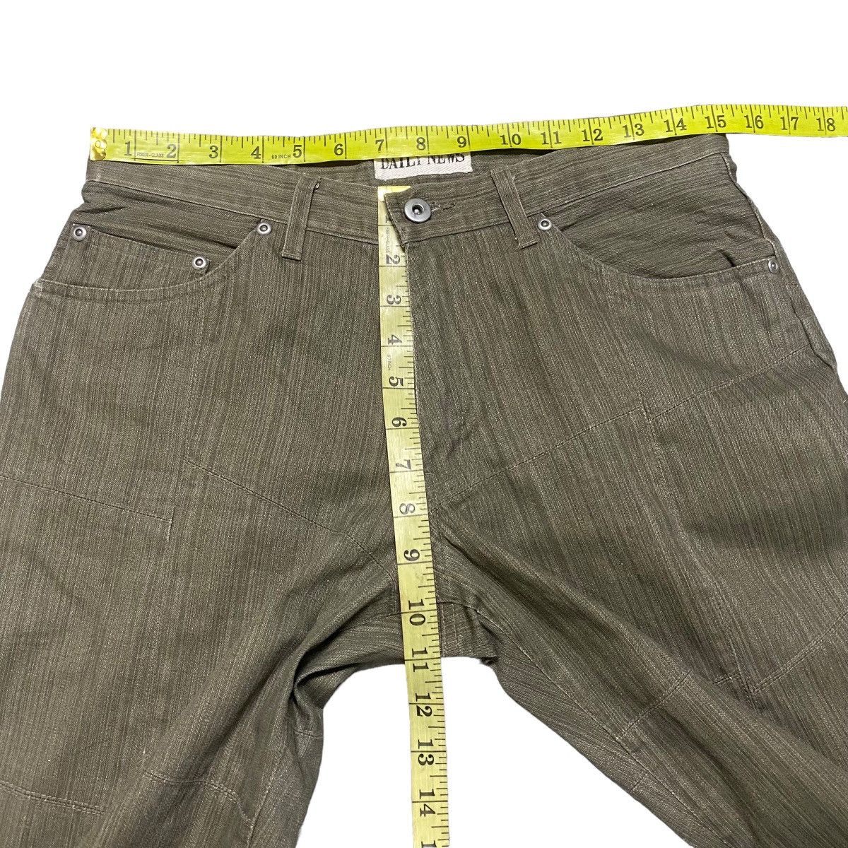 Japanese Brand Japanese brand DAILY NEWS Reconstructed Patchwork Jeans Size US 30 / EU 46 - 19 Thumbnail