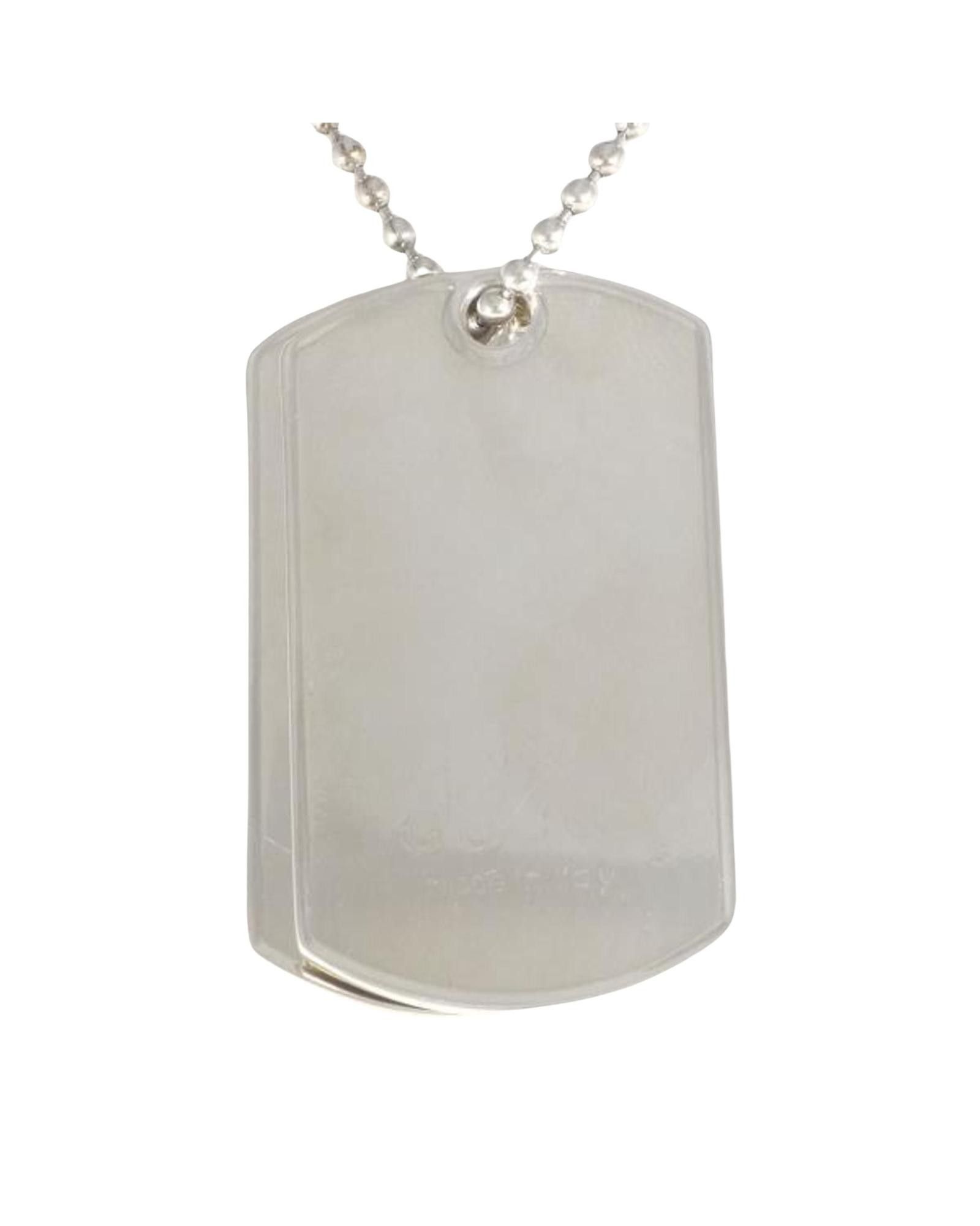 image of Gucci Silver Necklace With Elegant Design, Women's