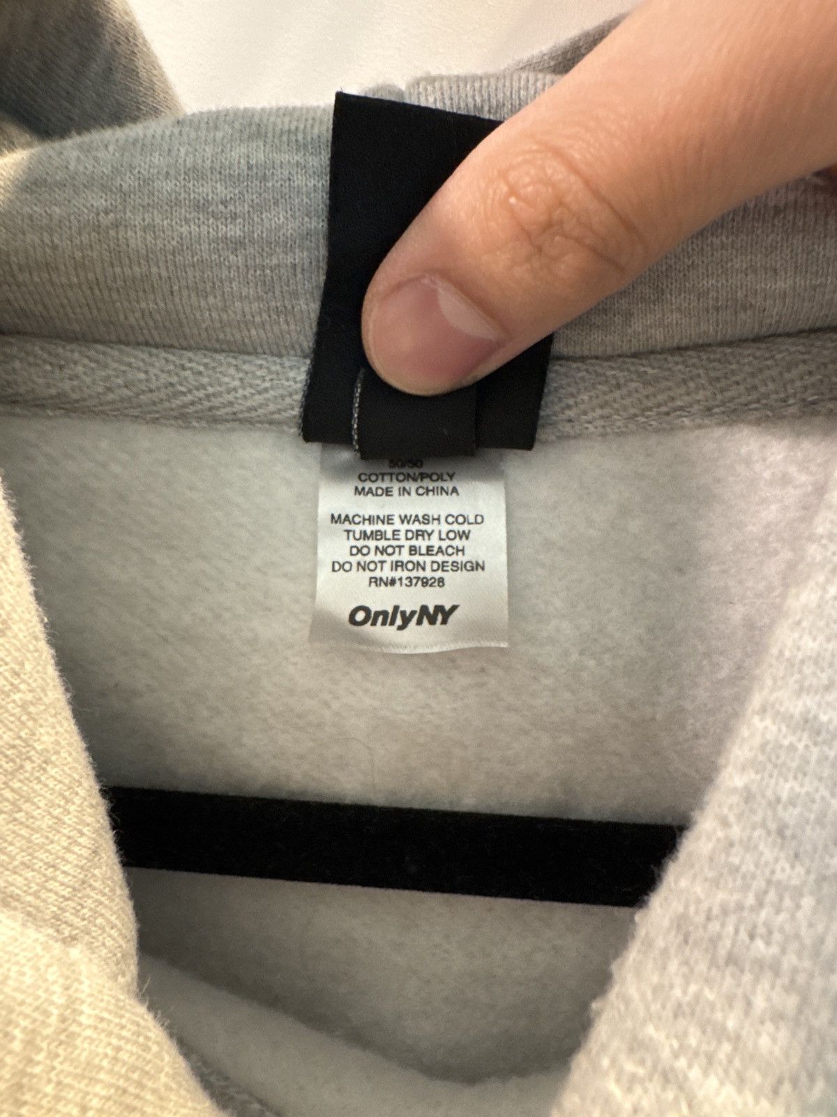 Only NY Only NY x MTA Broadway Local Hoodie, Heather Grey Size US S / EU 44-46 / 1 - 3 Thumbnail