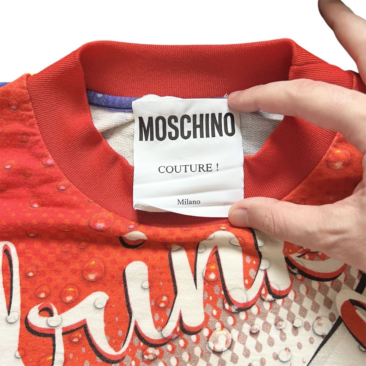 Moschino MOSCHINO MoCola Sweatshirt Jumper Print Jeremy Scott Size US L / EU 52-54 / 3 - 3 Thumbnail