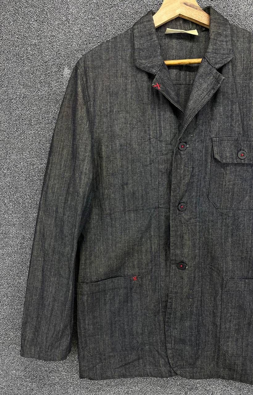 Japanese Brand × Vintage Vintage Tess Japanese Denim Jeans Chore Jacket Size US M / EU 48-50 / 2 - 4 Thumbnail
