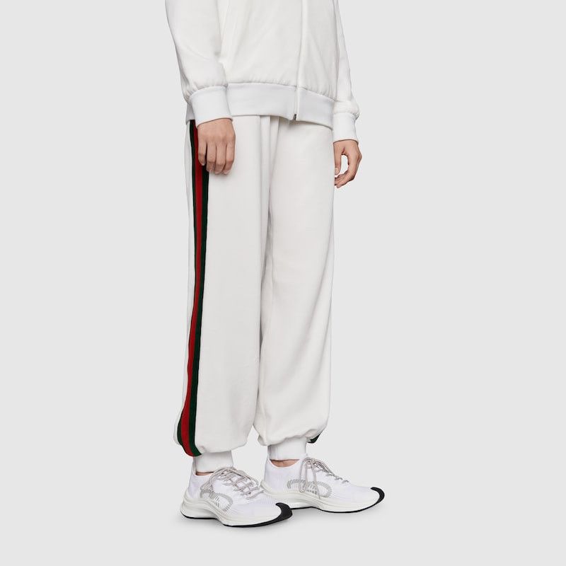 Gucci o1s1wg110225 Run Low-Top Sneakers in White Size US 5.5 / IT 35.5 - 5 Thumbnail
