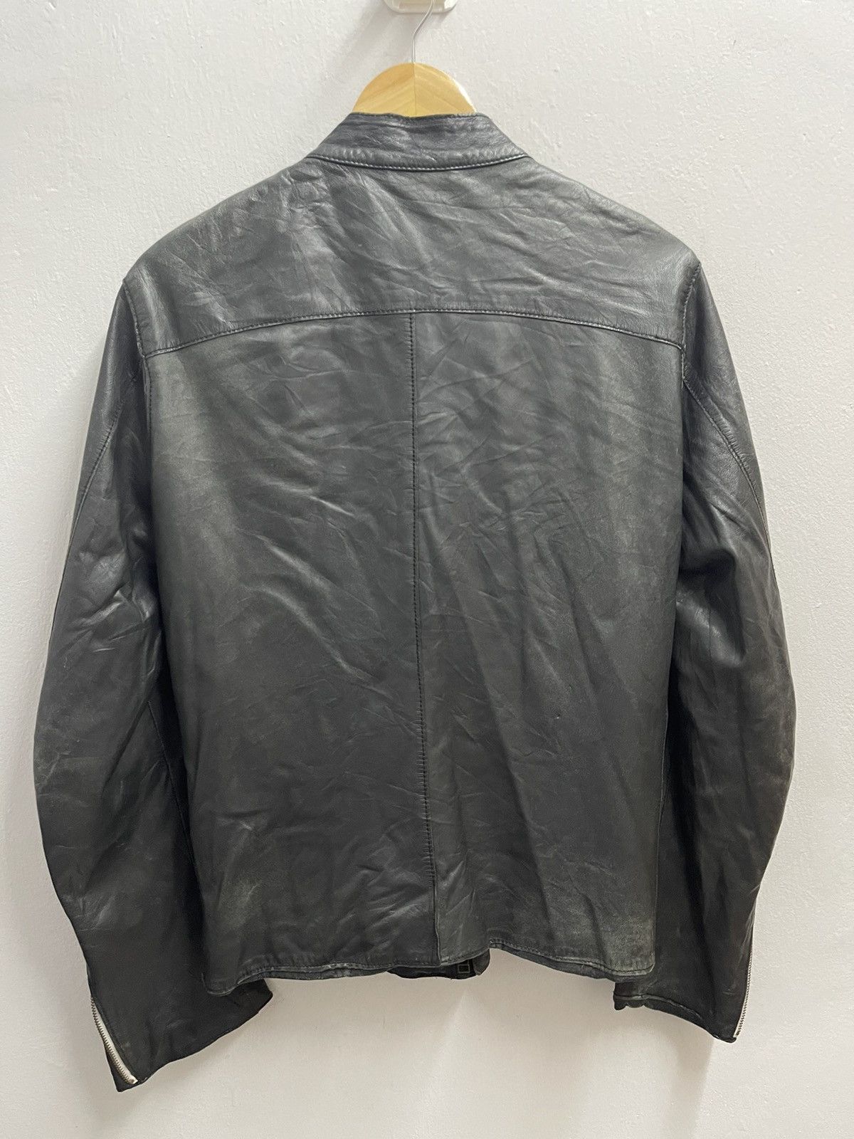 Ships Jet Blue Vintage SHIP JET BLUE Distressed Leather Jacket Size US M / EU 48-50 / 2 - 4 Thumbnail