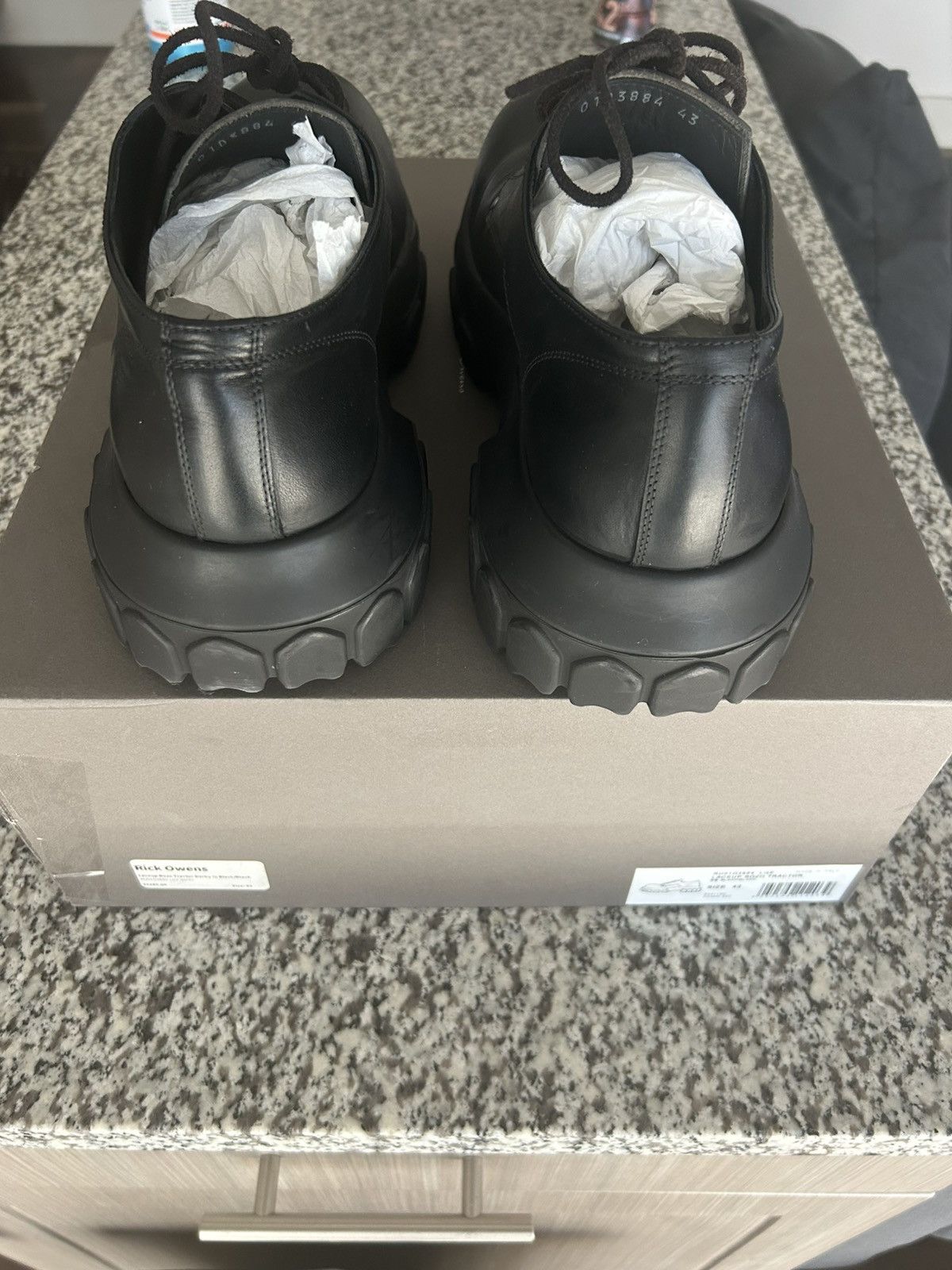 Rick Owens RICK OWENS LACEUP BOZO TRACTOR DERBY Size US 10 / EU 43 - 2 Thumbnail