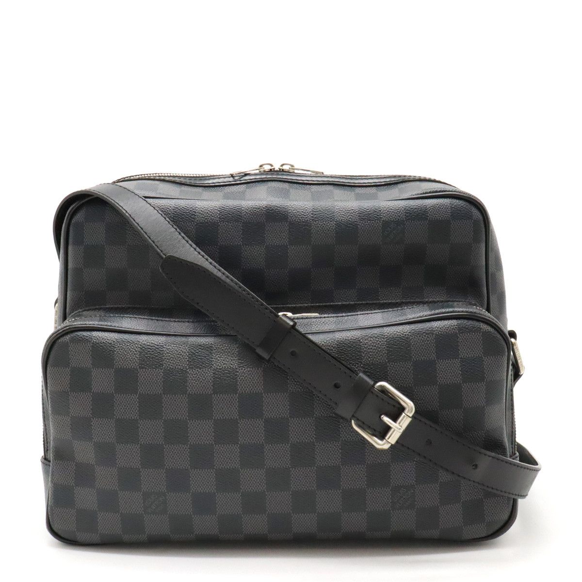 Louis Vuitton Louis Vuitton Louis Vuitton Damier Graphite Io Messenger Bag N45252 Canvas Crossbody Bag N45252 in Very Good Condition Size ONE SIZE - 1 Thumbnail