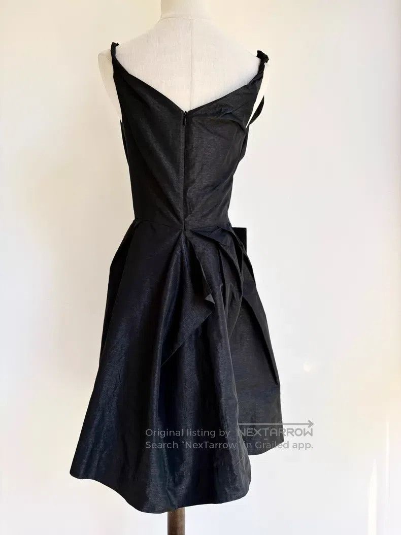Vivienne Westwood Vivienne Westwood Black 3D Irregular Drape Collar Dress Size S / US 4 / IT 40 - 5 Thumbnail