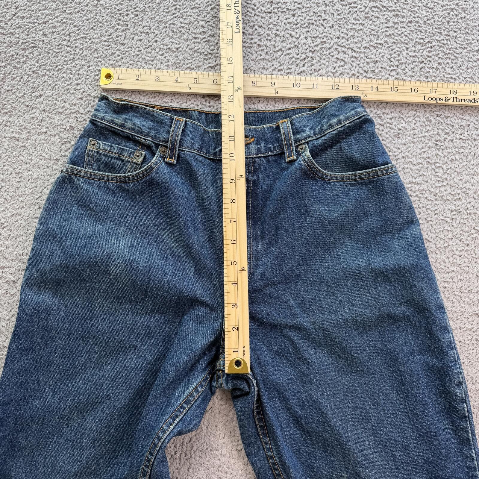 Levi's Levis 550 Relaxed Fit Jeans Womens 10 Blue Y2K Vintage 27x29 Size 27" / US 4 / IT 40 - 3 Thumbnail