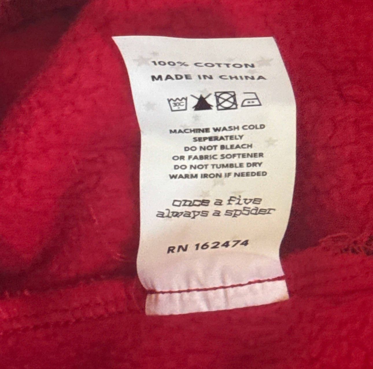 Sp5der Sp5der OG Tree Camo Sweatpant 'Red' Size US 34 / EU 50 - 4 Thumbnail