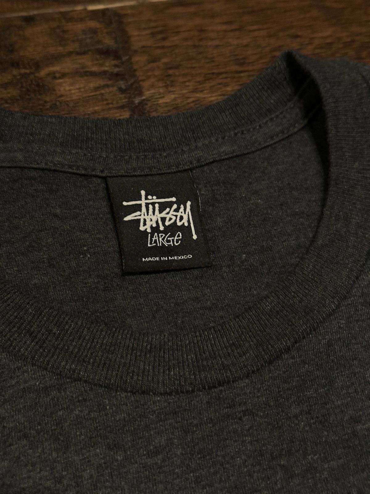 Stussy Stussy S Dino Tee - Dark Gray Size US L / EU 52-54 / 3 - 3 Thumbnail