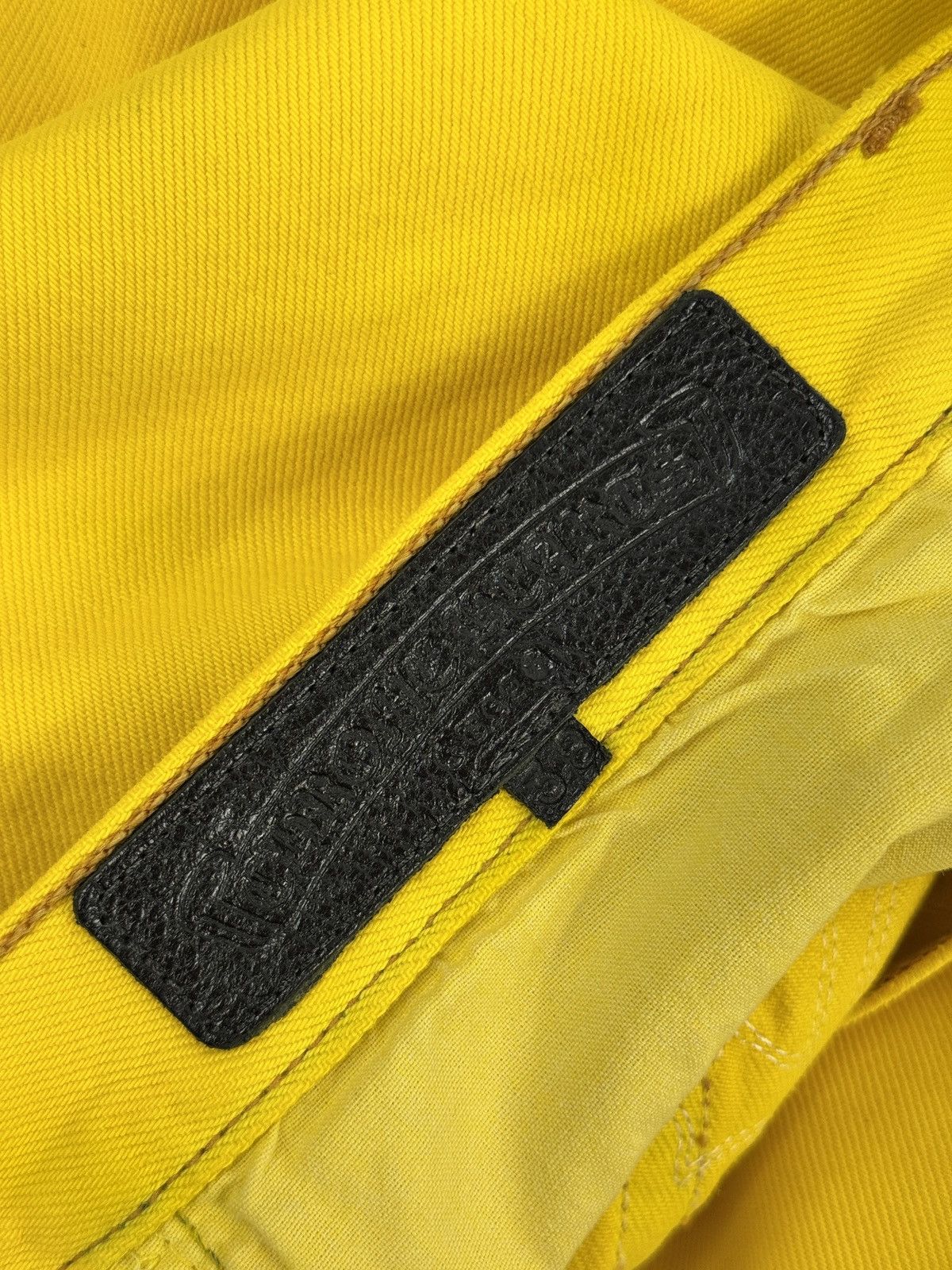 Chrome Hearts YELLOW F&F CROSS PATCH SILVER STUDS VINTAGE JEANS (RARE) Size US 38 / EU 54 - 17 Thumbnail