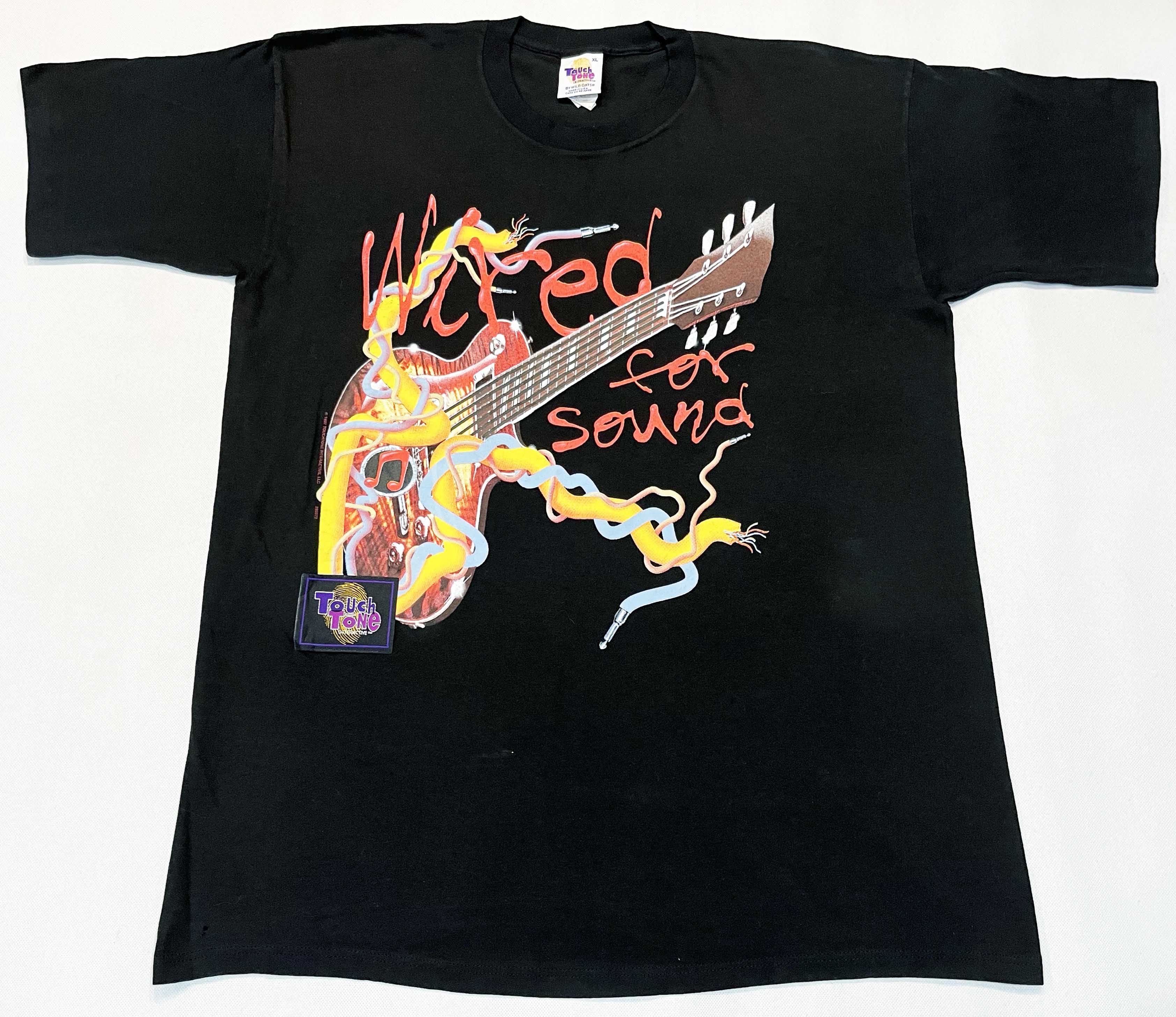 Vintage Vintage Touch Tone Wild Oats Wired for Sound Guitar T-Shirt Size US XL / EU 56 / 4 - 1 Thumbnail