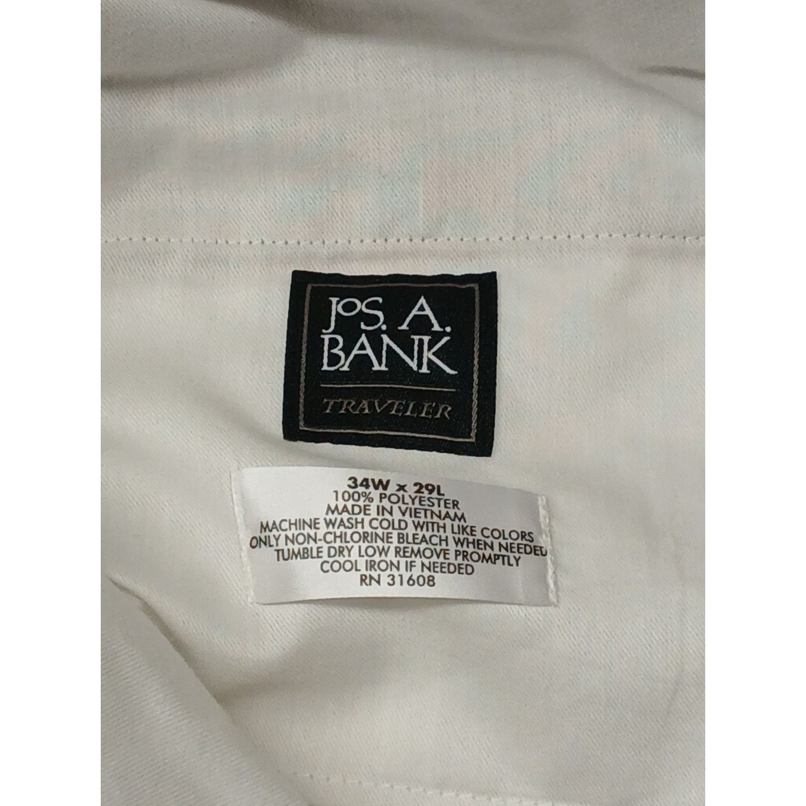 Jos. A. Bank Jos A. Bank Tan (34x29) Comfort Relaxed Casual Pants Size US 34 / EU 50 - 7 Thumbnail